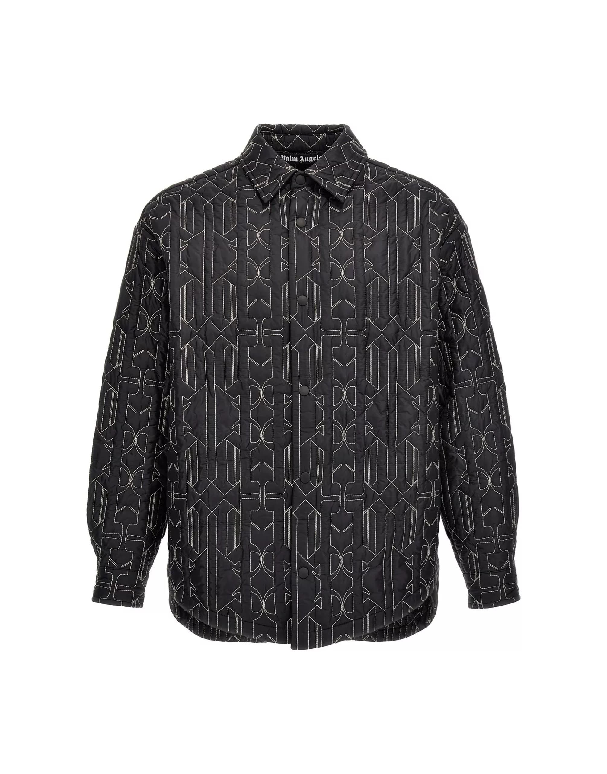 Palm Angels Palm Angels All Monogram Quilted Dover Jacket
