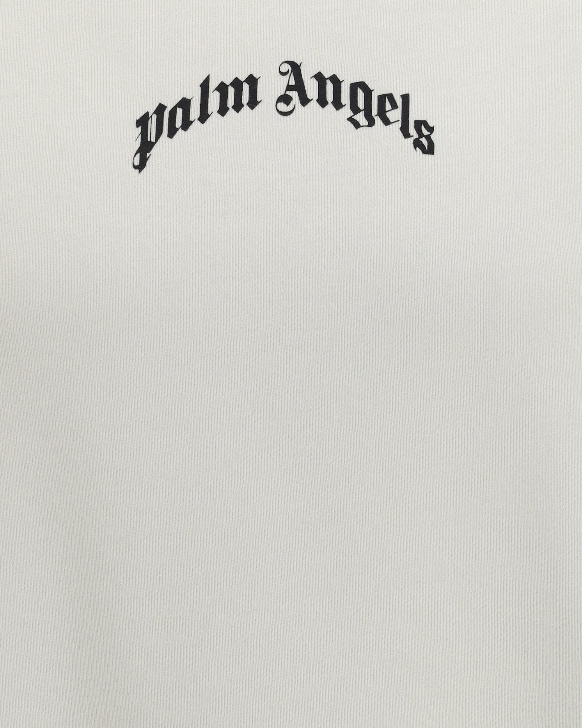 Palm Angels Back Curved Logo Sweatshirt