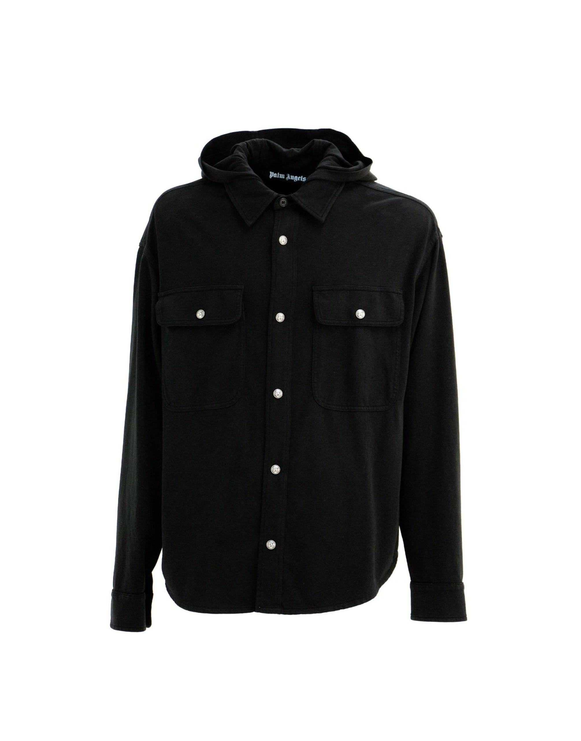 Palm Angels Classic Logo Hooded Overshirt
