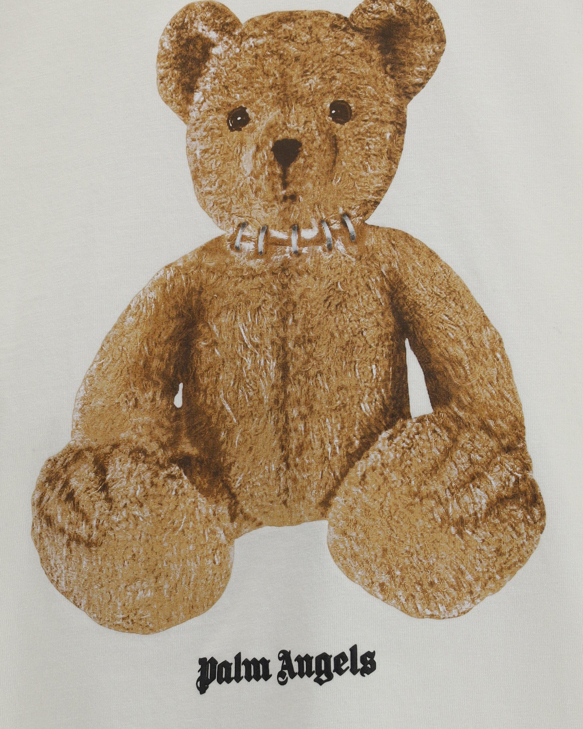 Palm Angels Cotton Bear Print T-Shirt