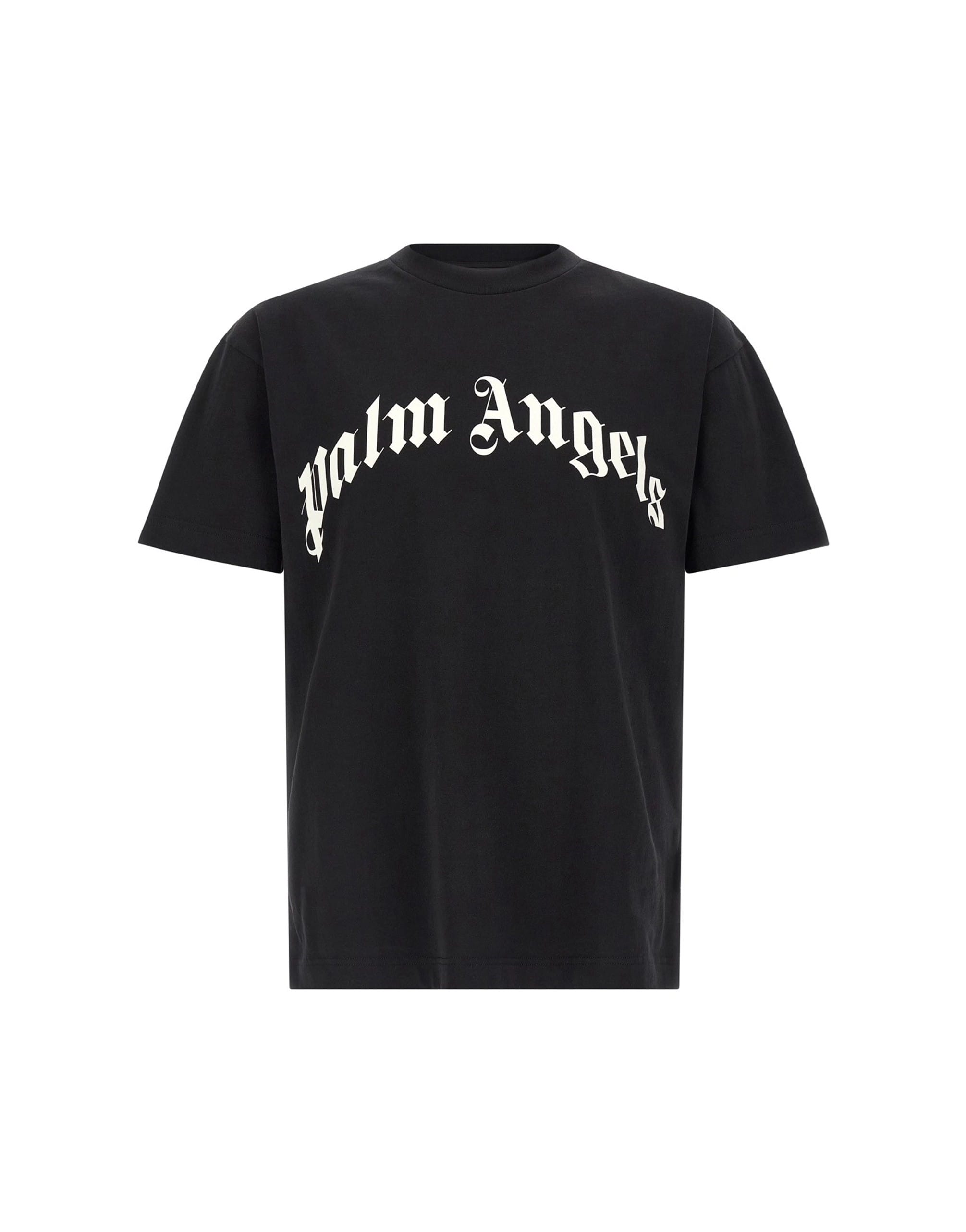 Palm Angels Palm Angels Curved Logo T-Shirt
