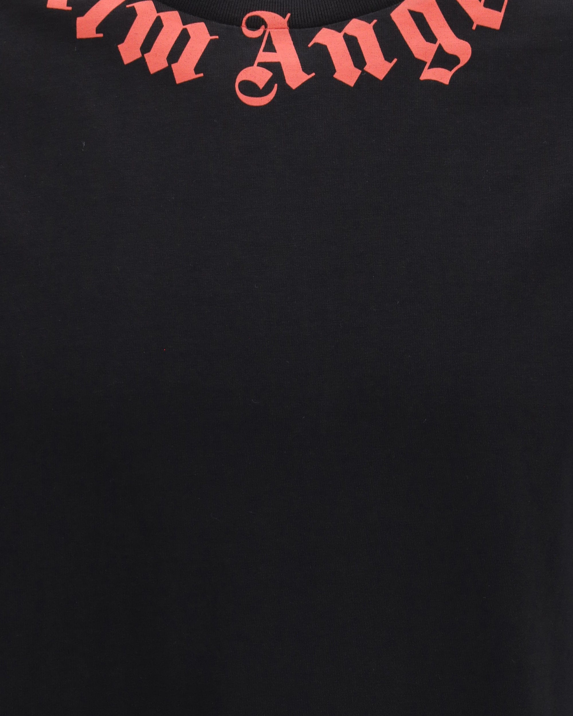 Palm Angels Neck Logo Cotton T‑shirt