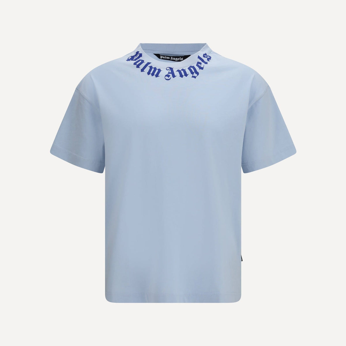 Palm Angels Neck Logo Cotton T-Shirt | Sendegaro FR