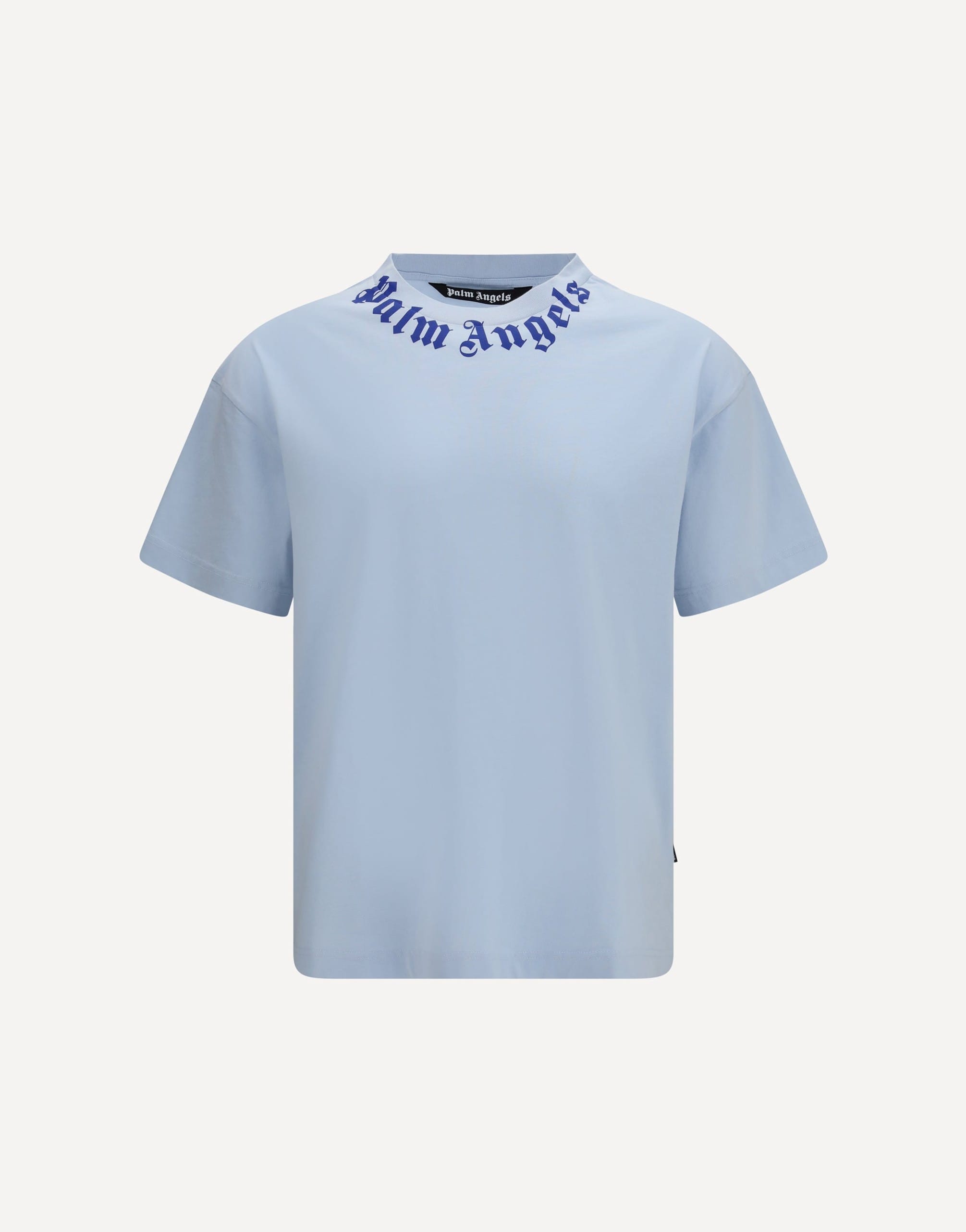 Palm Angels Neck Logo Cotton T-Shirt
