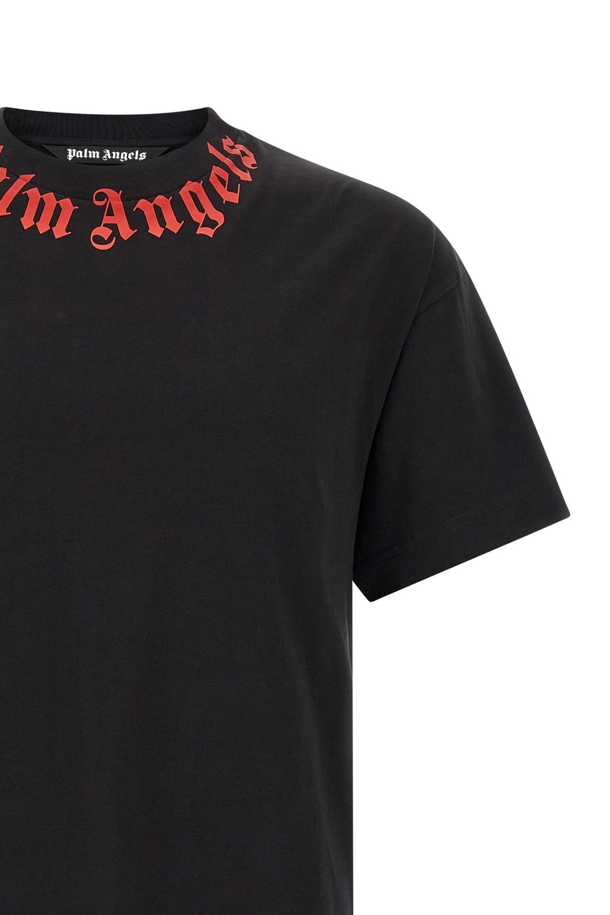 Palm Angels Palm Angels Neck Logo T-Shirt