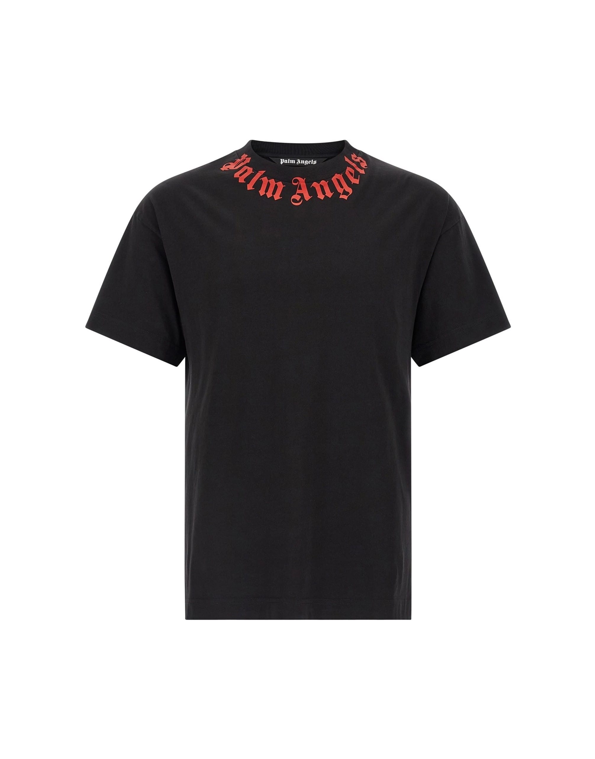 Palm Angels Palm Angels Neck Logo T-Shirt