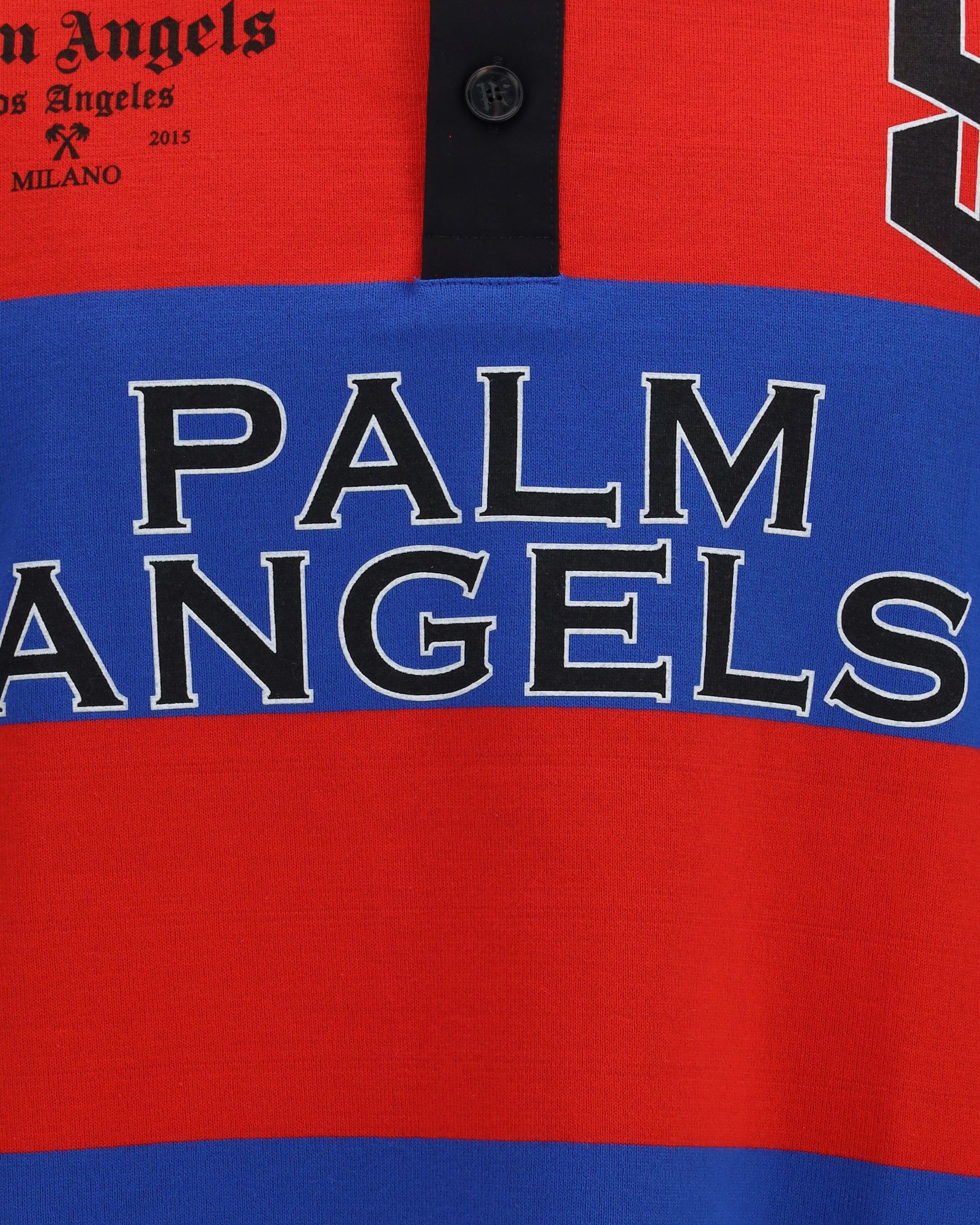 Palm Angels Palm Sport Stripes Short-Sleeve Polo