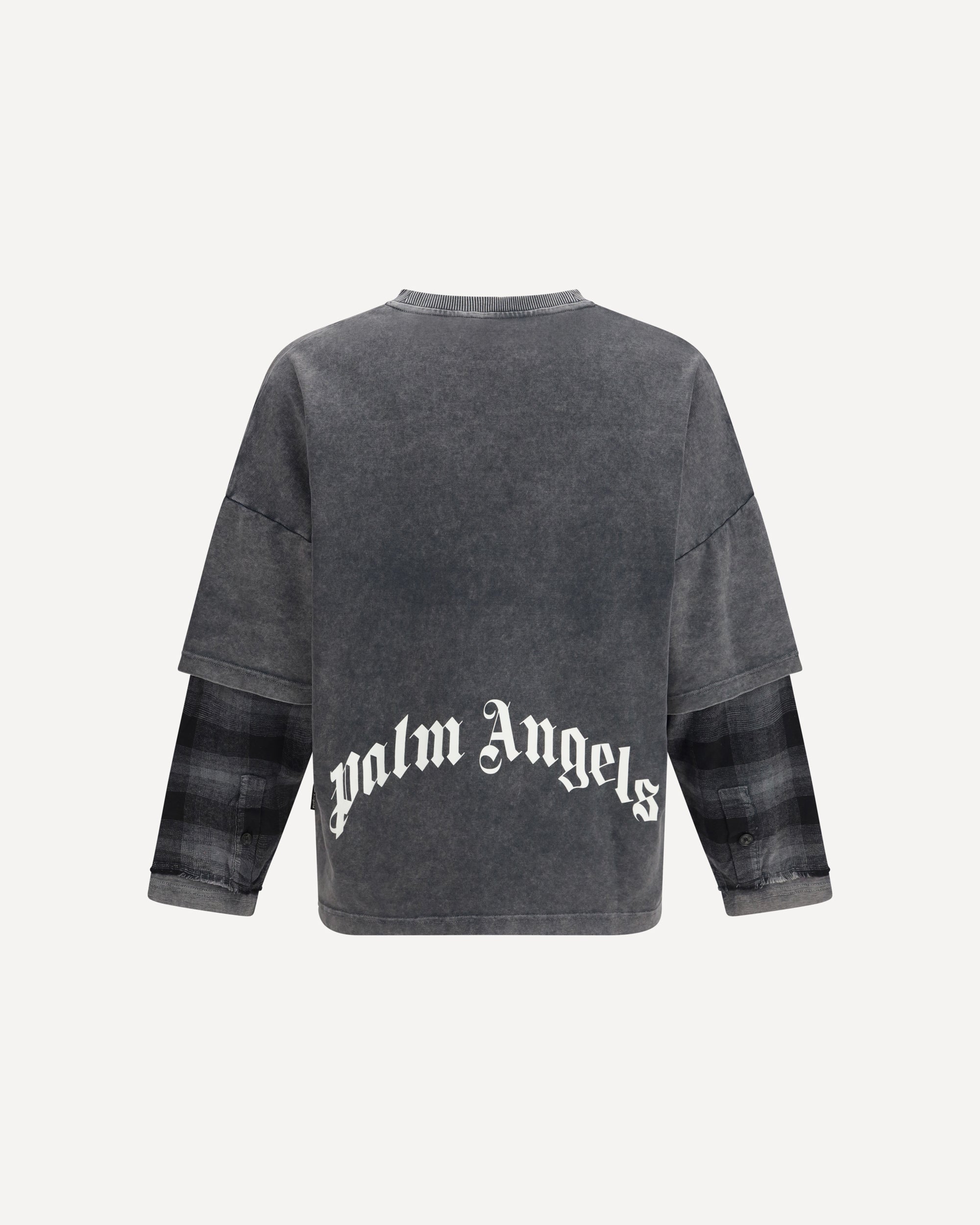 Palm Angels スカル ダブル長袖シャツ | Sendegaro JP