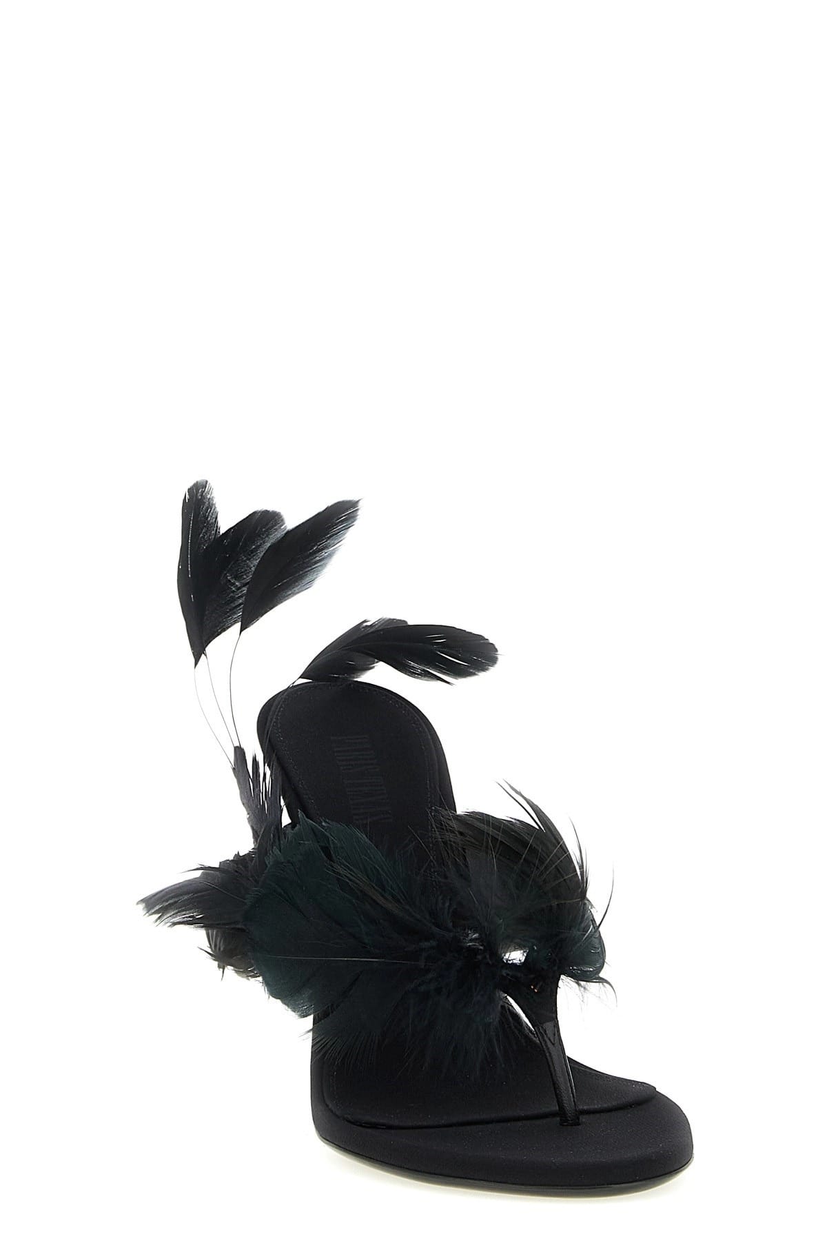 Paris Texas Paris Texas Lidia Feather Thong Mules