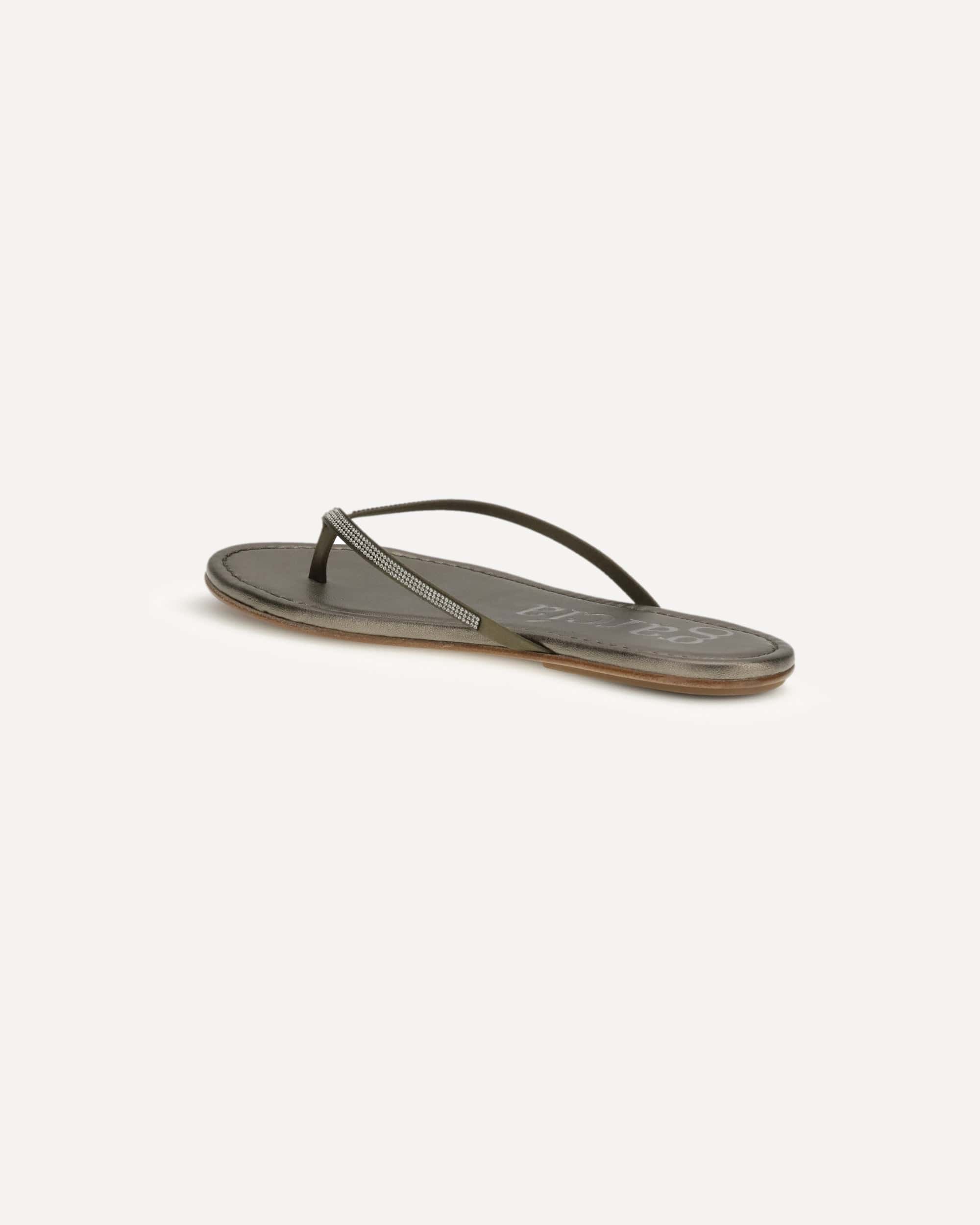 Pedro García Crystal Flip Flop Sandals