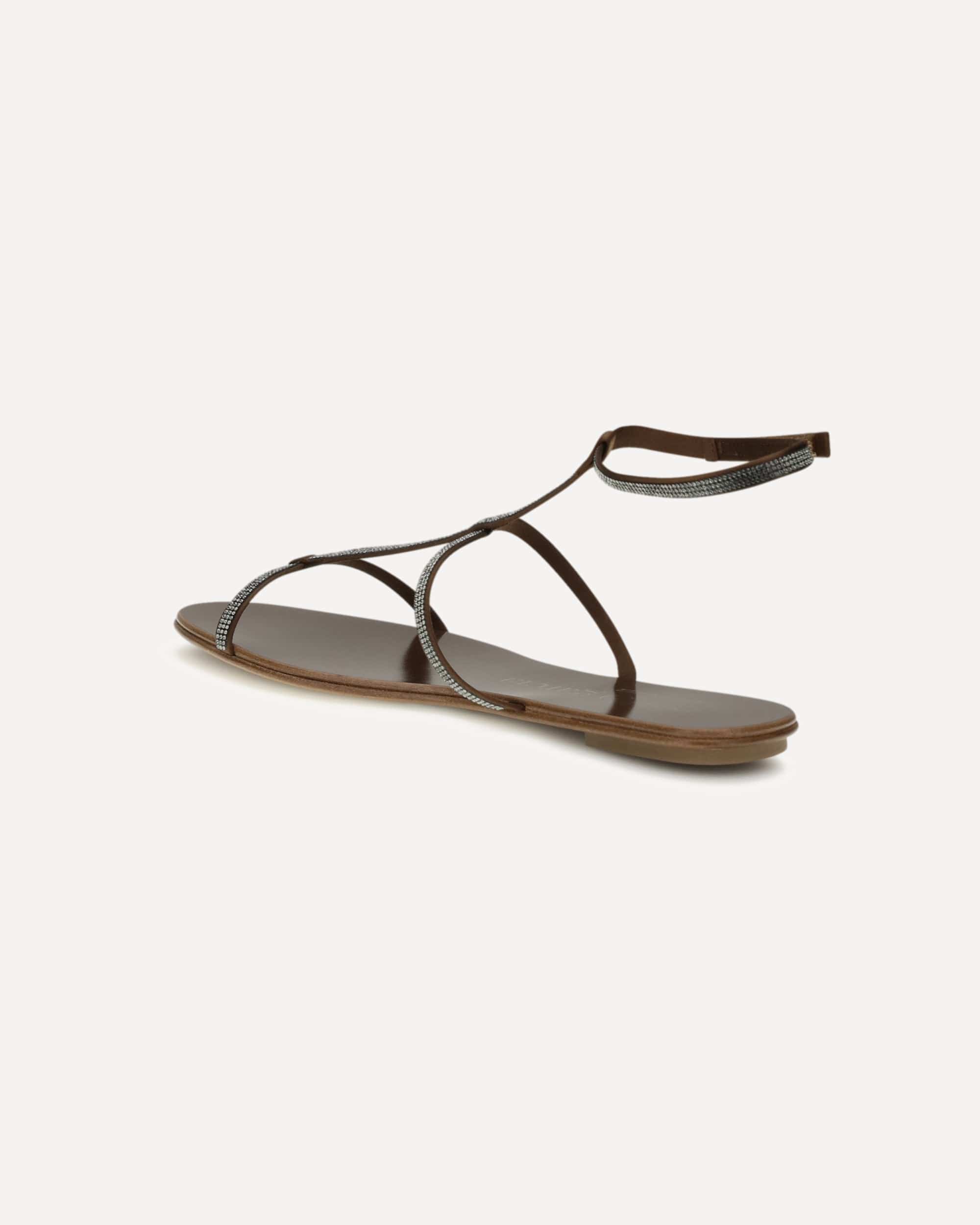 Pedro García Rhinestone Cage Sandals