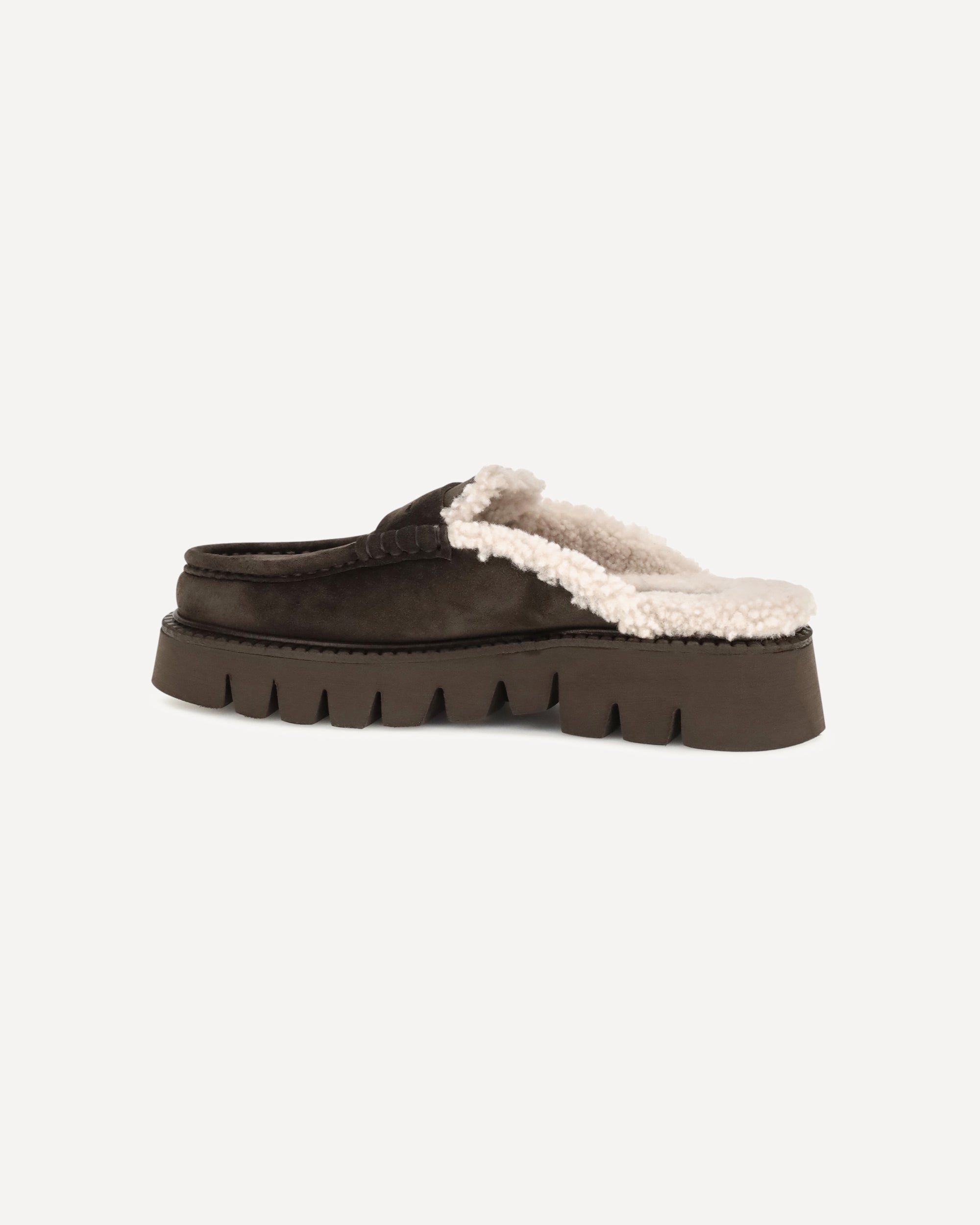 Pedro García Savy Shearling Mules