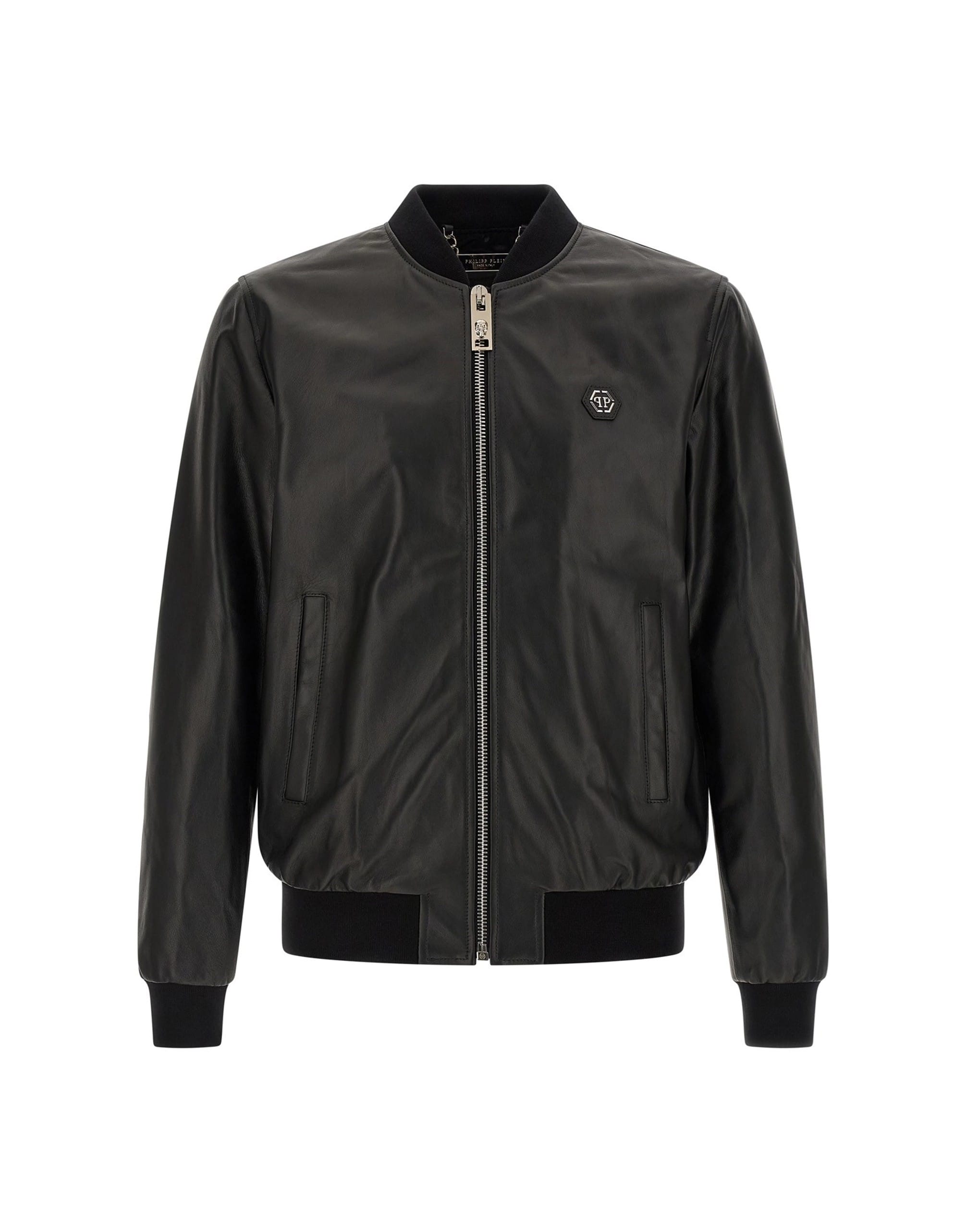 Philipp Plein ビリー レザー ボンバージャケット | Sendegaro JP