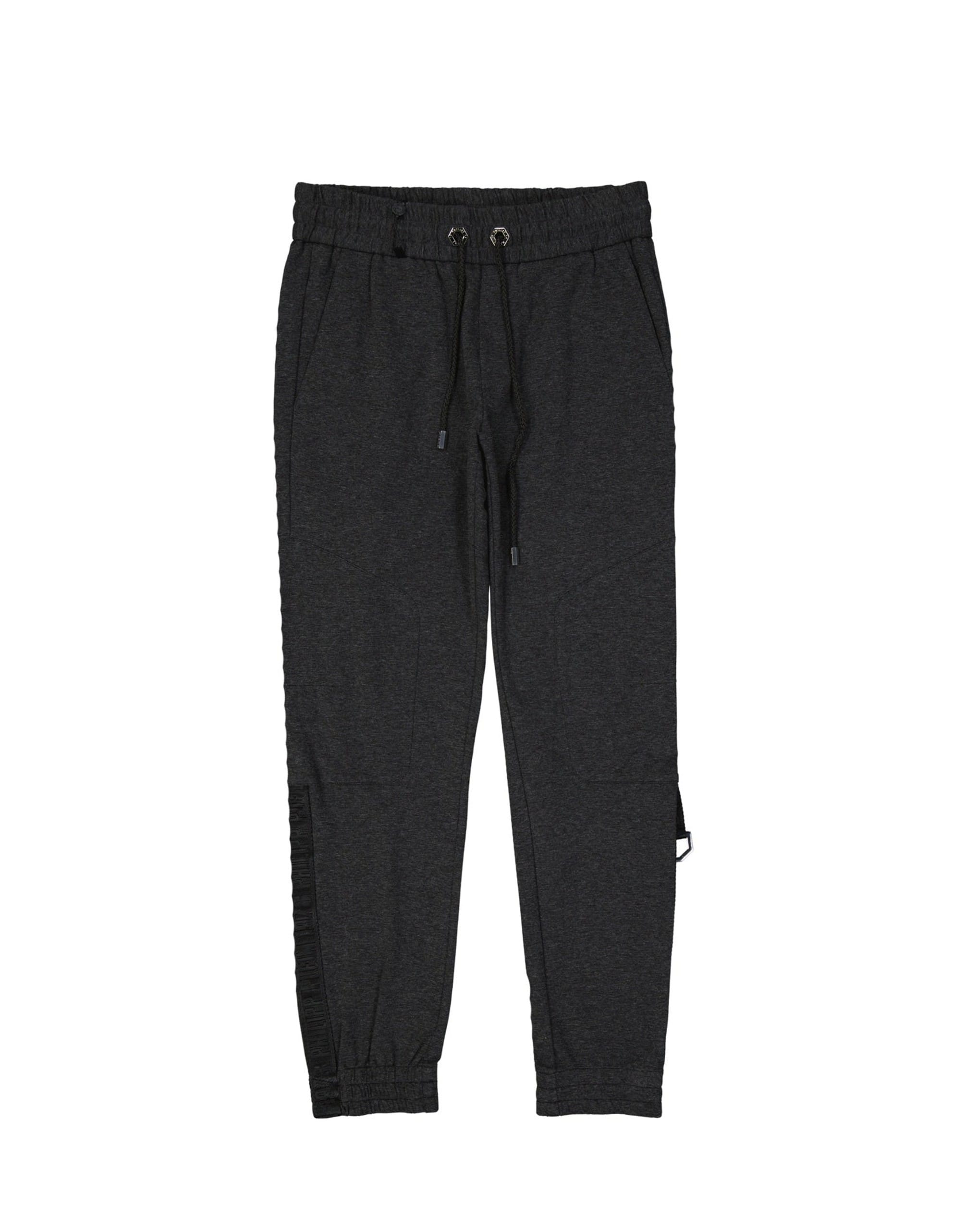 Philipp Plein Blened Cotton Sweatpants With Drawstring