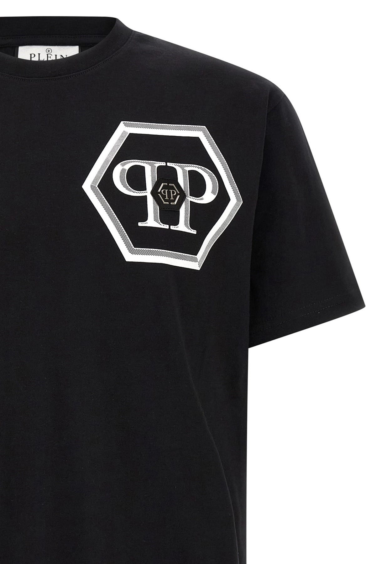 Philipp Plein Philipp Plein Hexagon Print T-Shirt