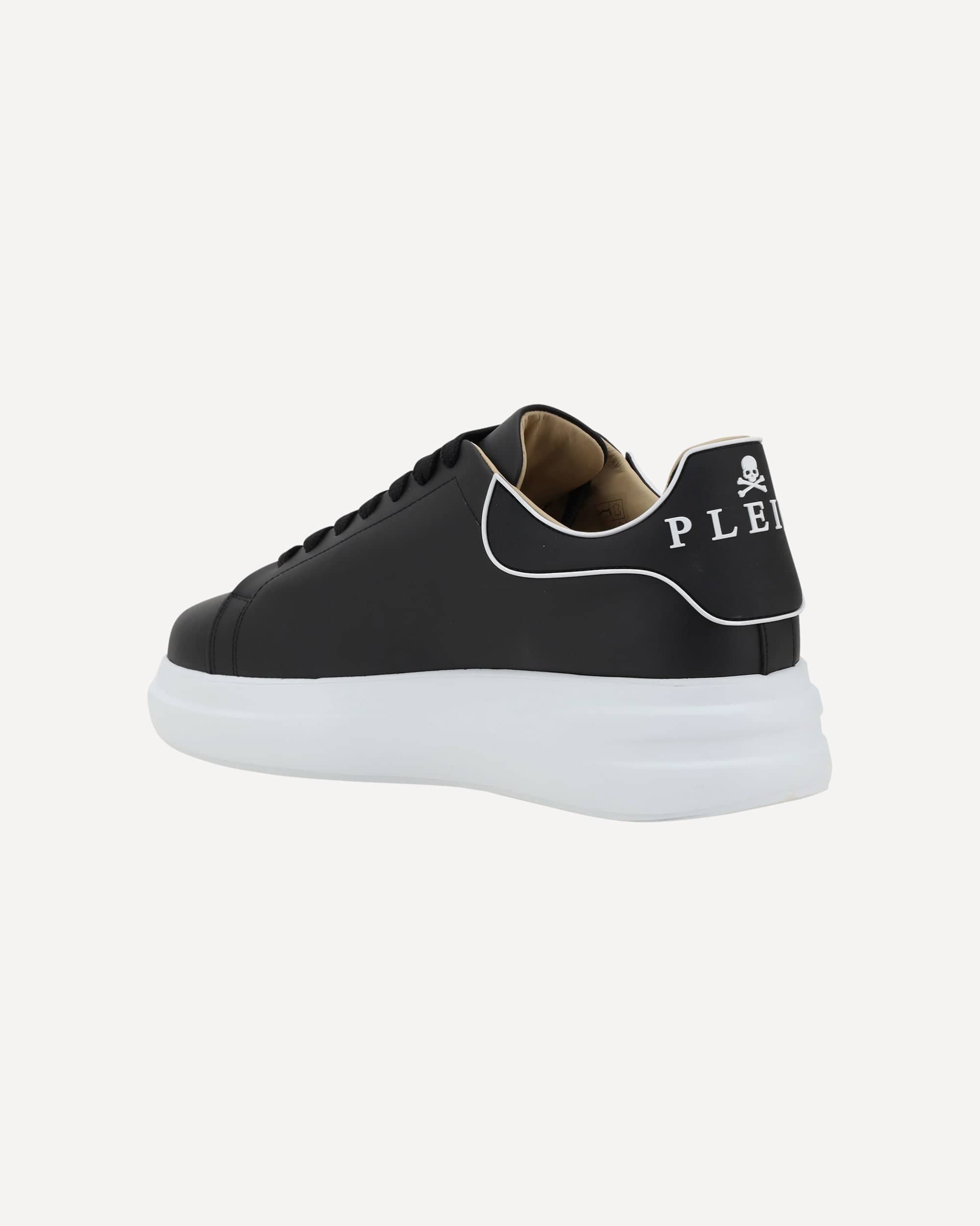 Philipp Plein Leather Lace-Up Sneakers
