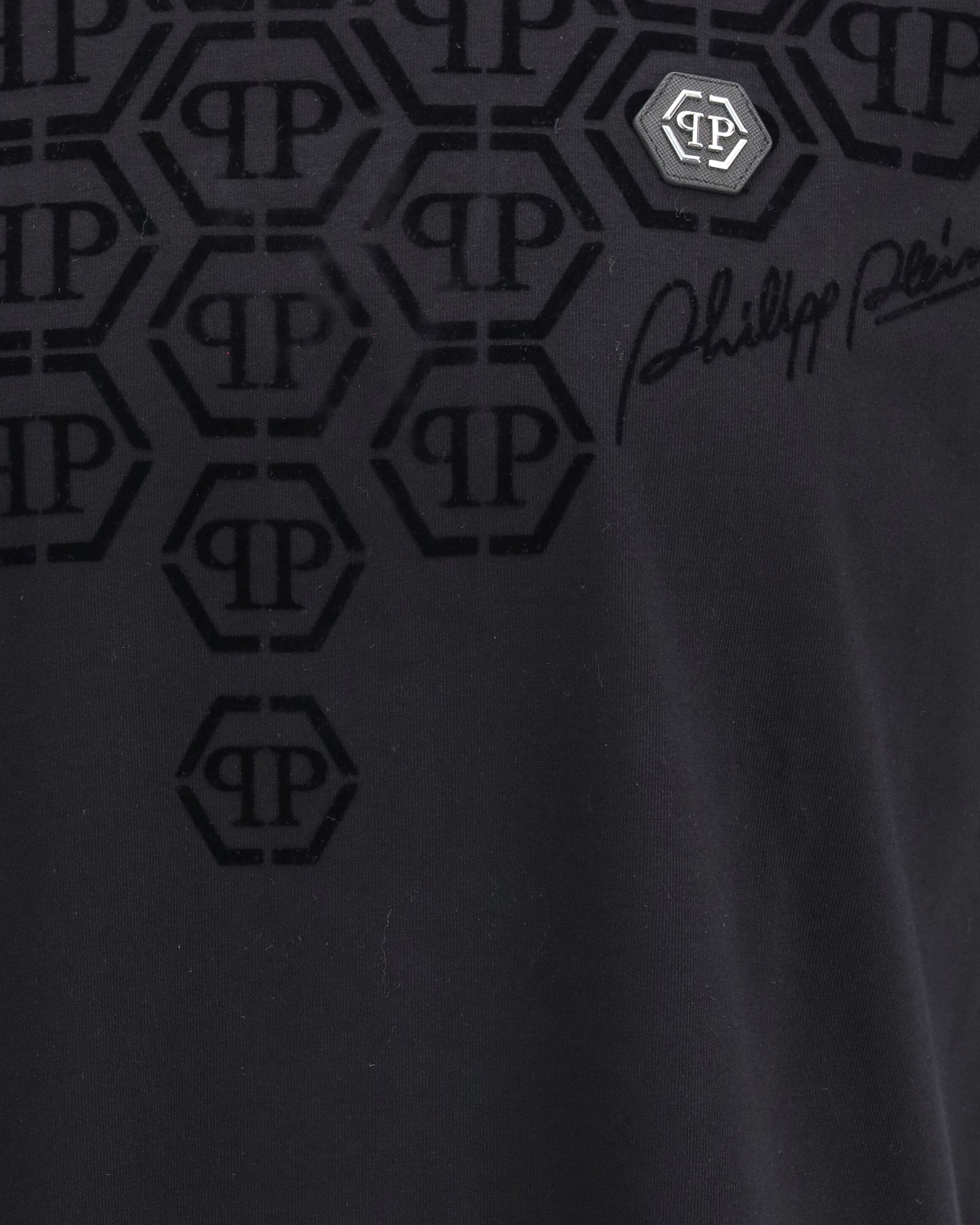 Philipp Plein Round Neck Degradé Monogram T-Shirt