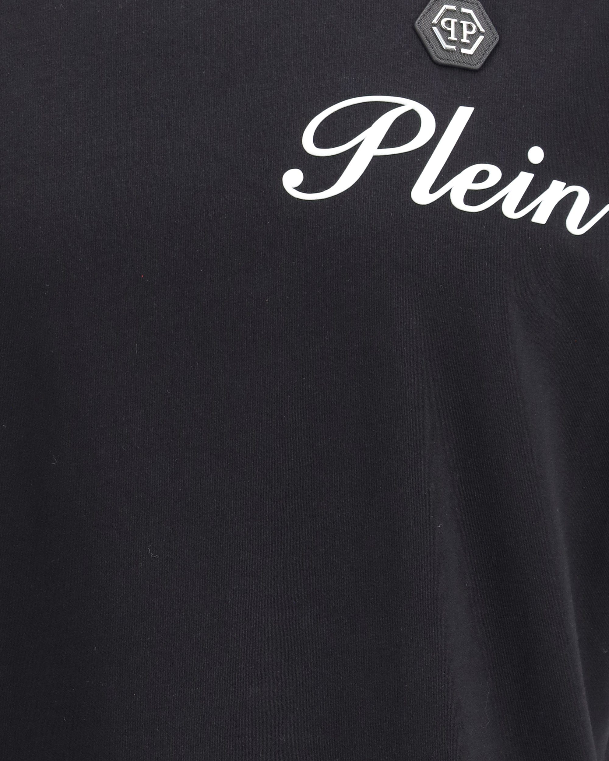 Philipp Plein Round Neck Embossed Signature T-Shirt