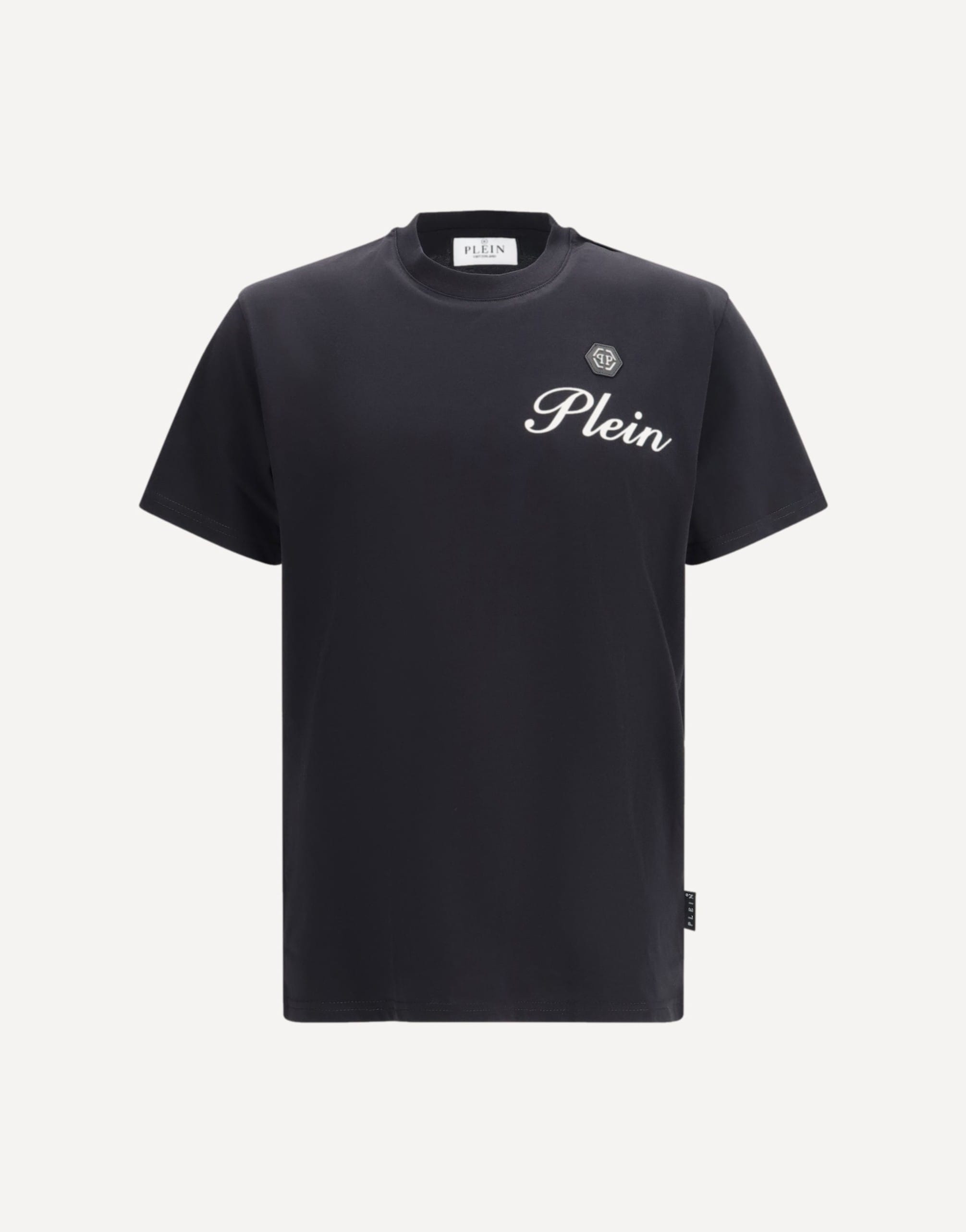Philipp Plein Round Neck Embossed Signature T-Shirt