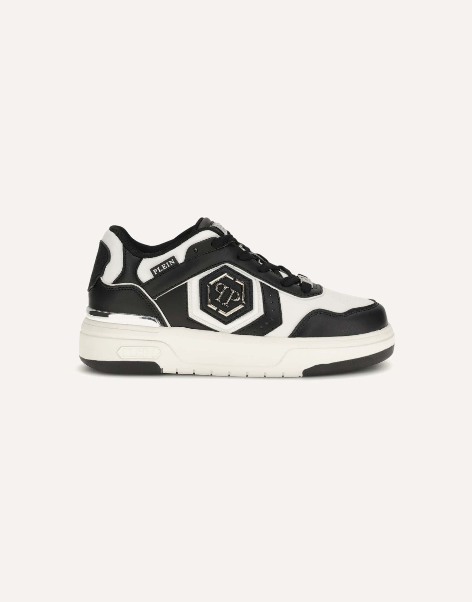 Philipp Plein Sk8r Sneakers With Nickel-Logo Spoiler