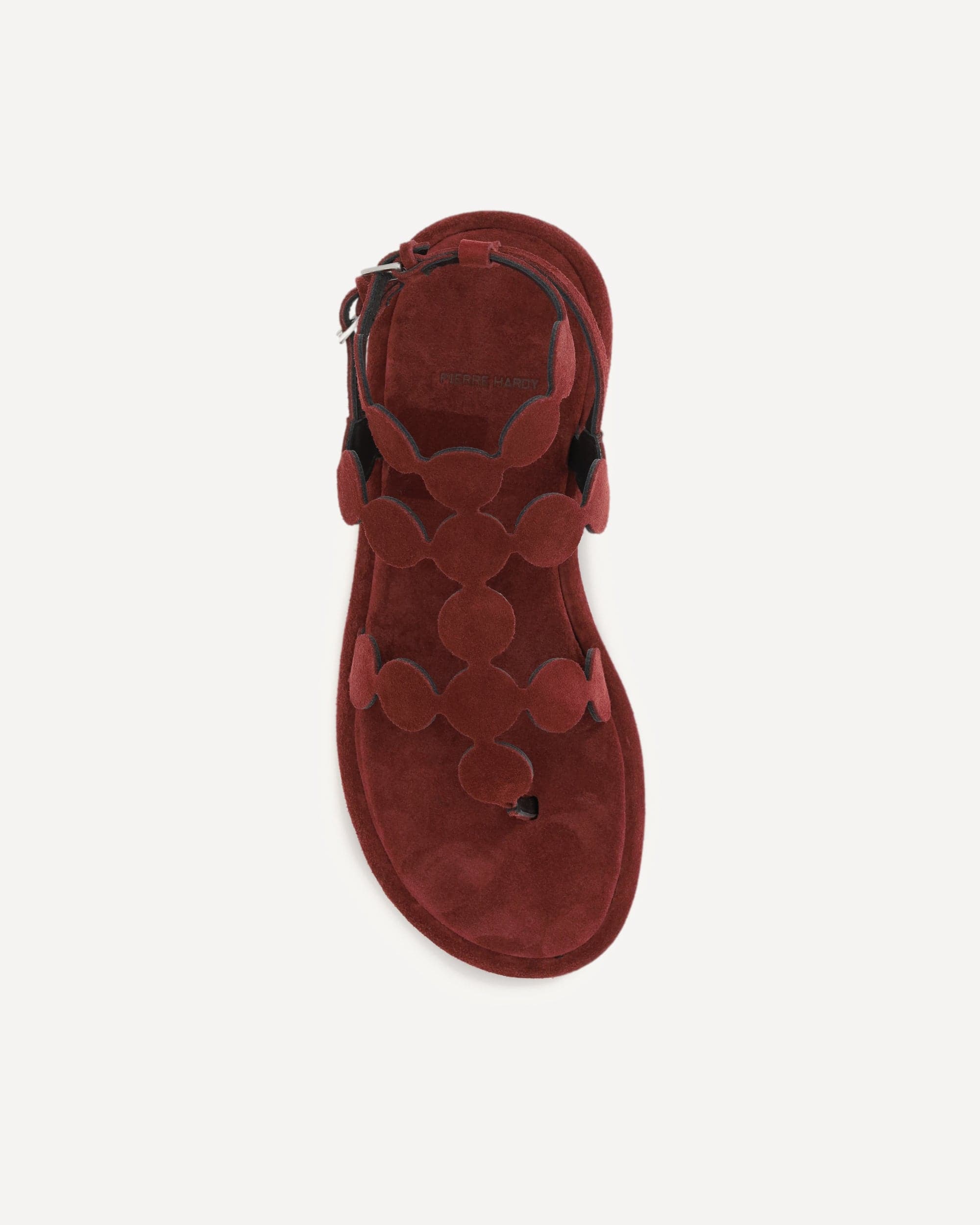 Pierre Hardy Suede Platform Cage Sandals