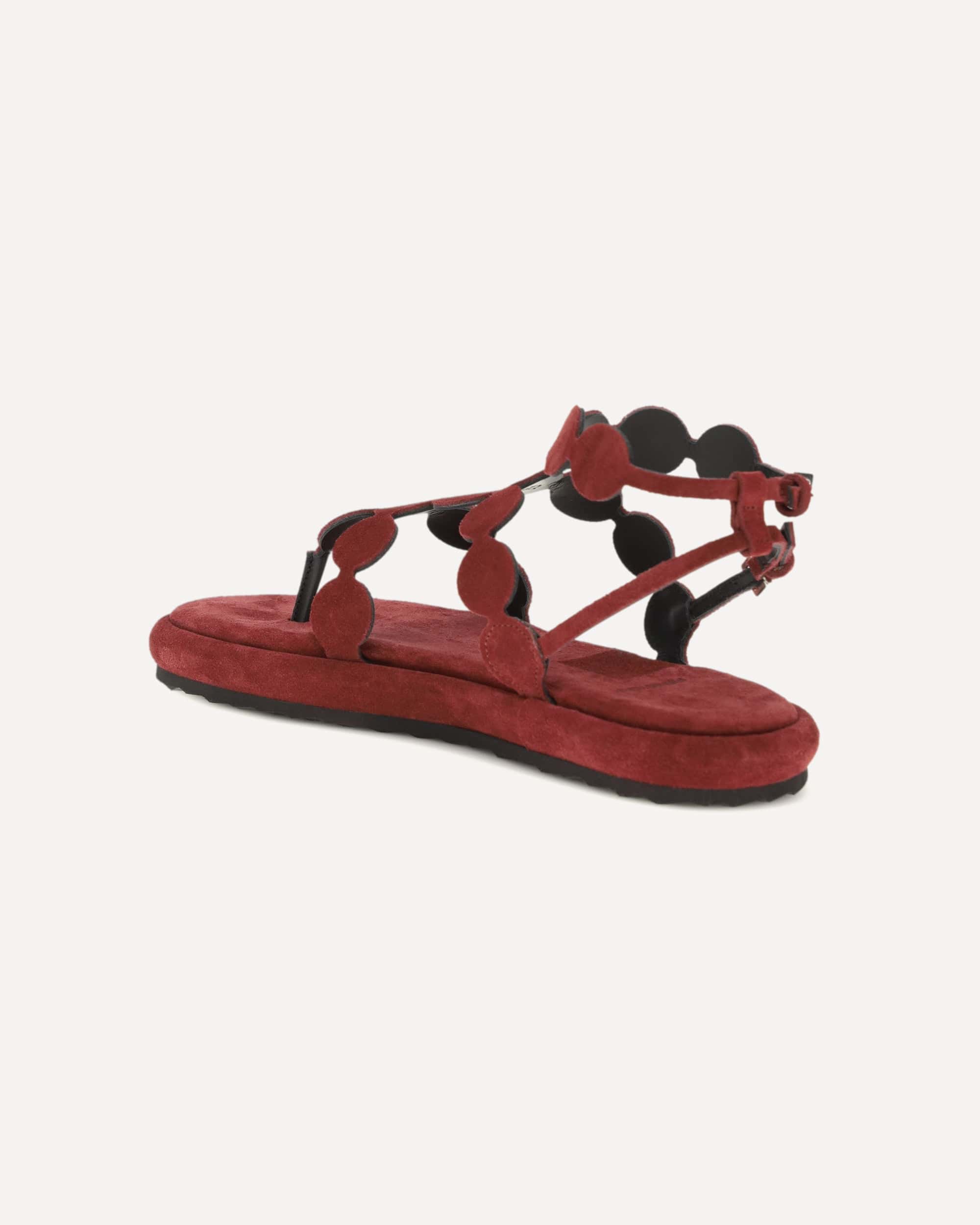 Pierre Hardy Suede Platform Cage Sandals