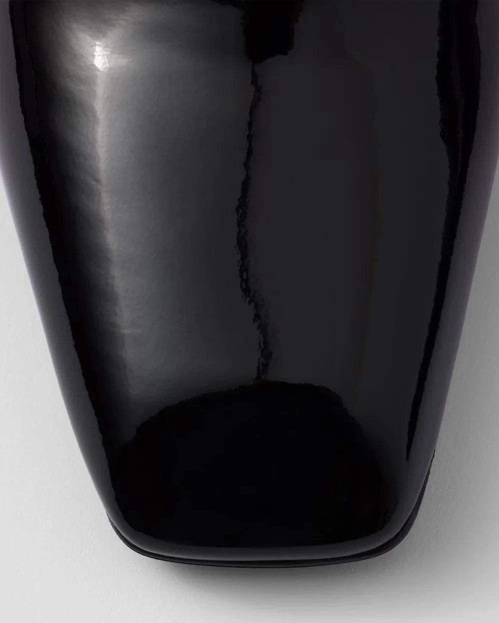 Prada 85mm Patent Leather Mules