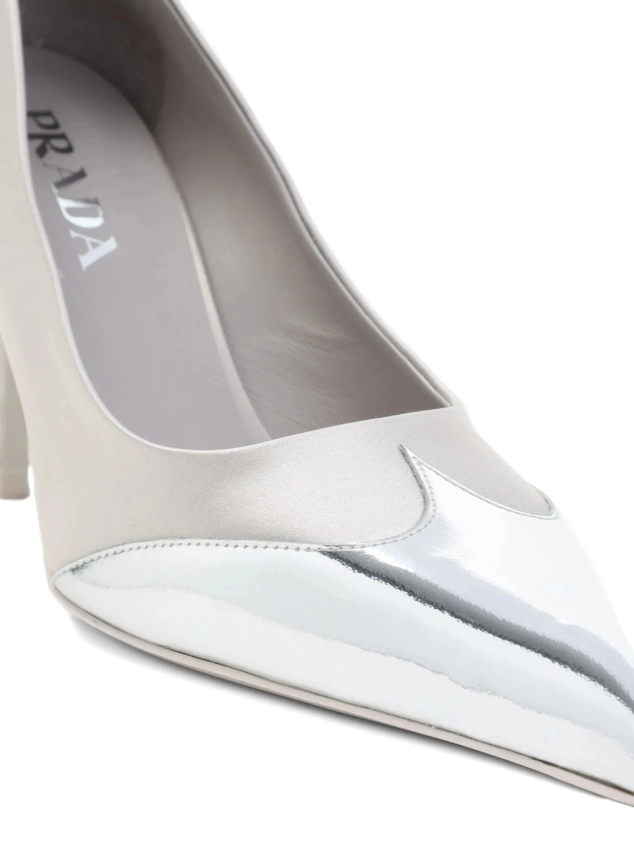 Prada 85mm Satin Pumps