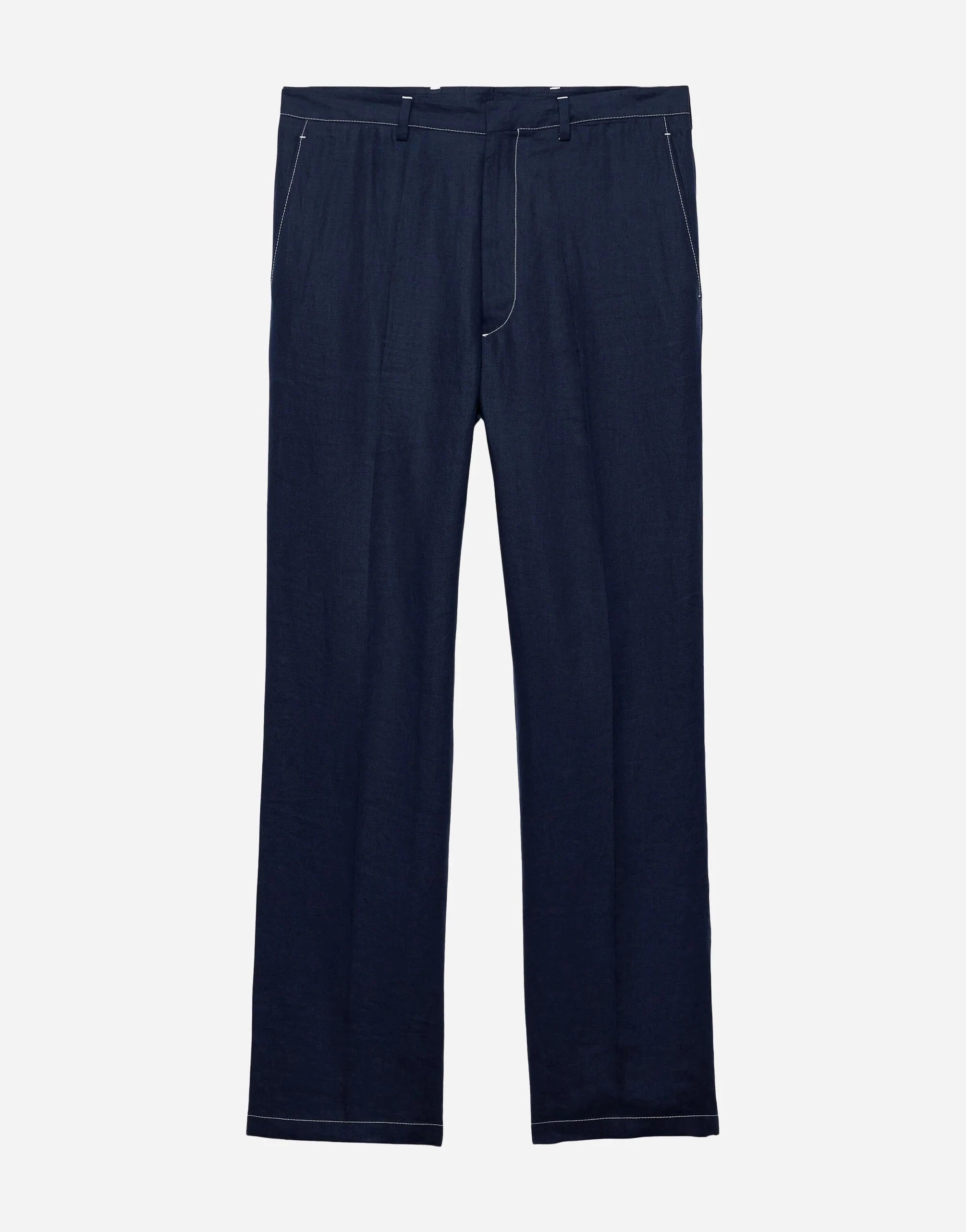 Prada Blue Linen Pants
