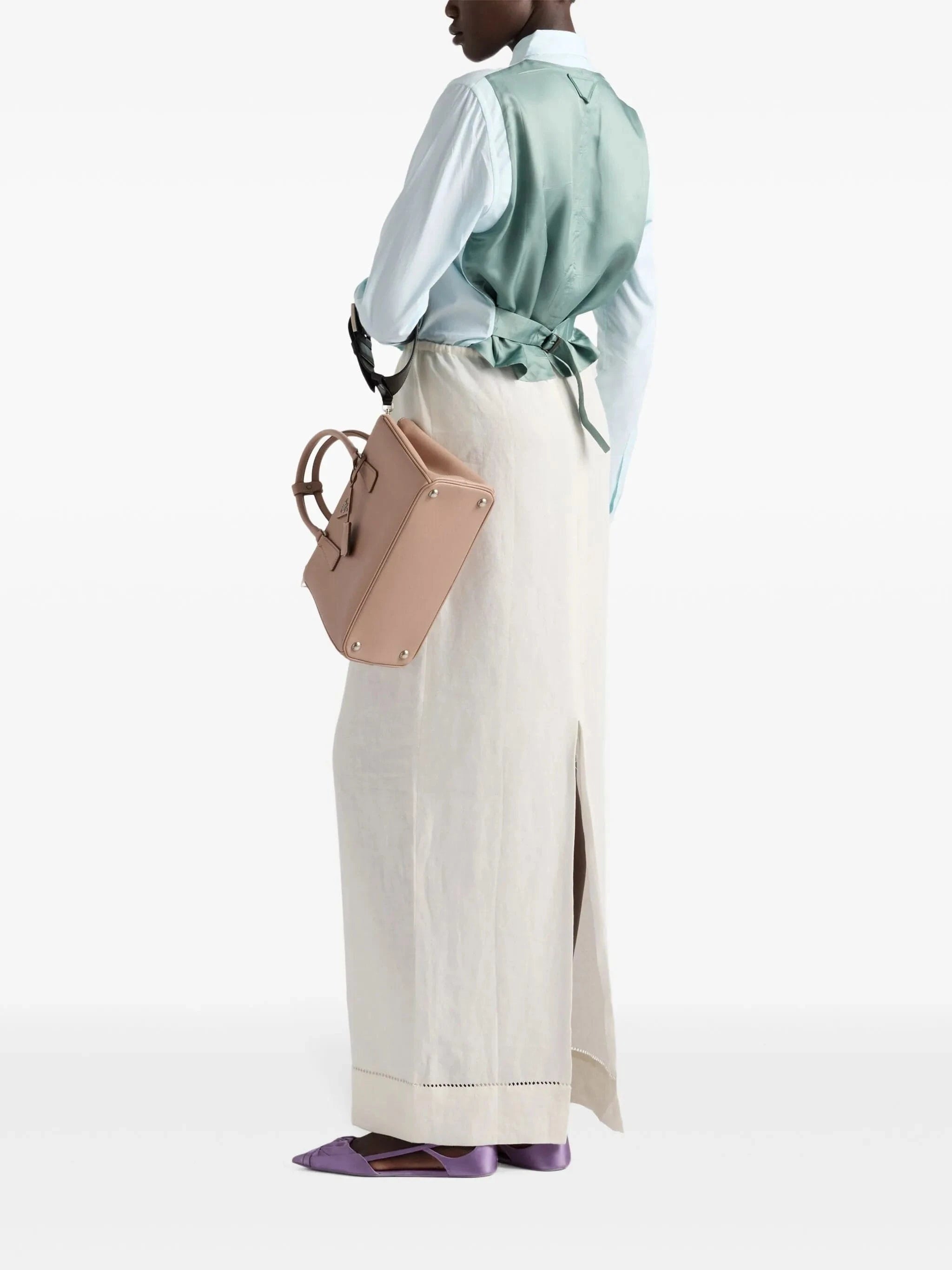 Prada Blue Oxford Cotton Shirt