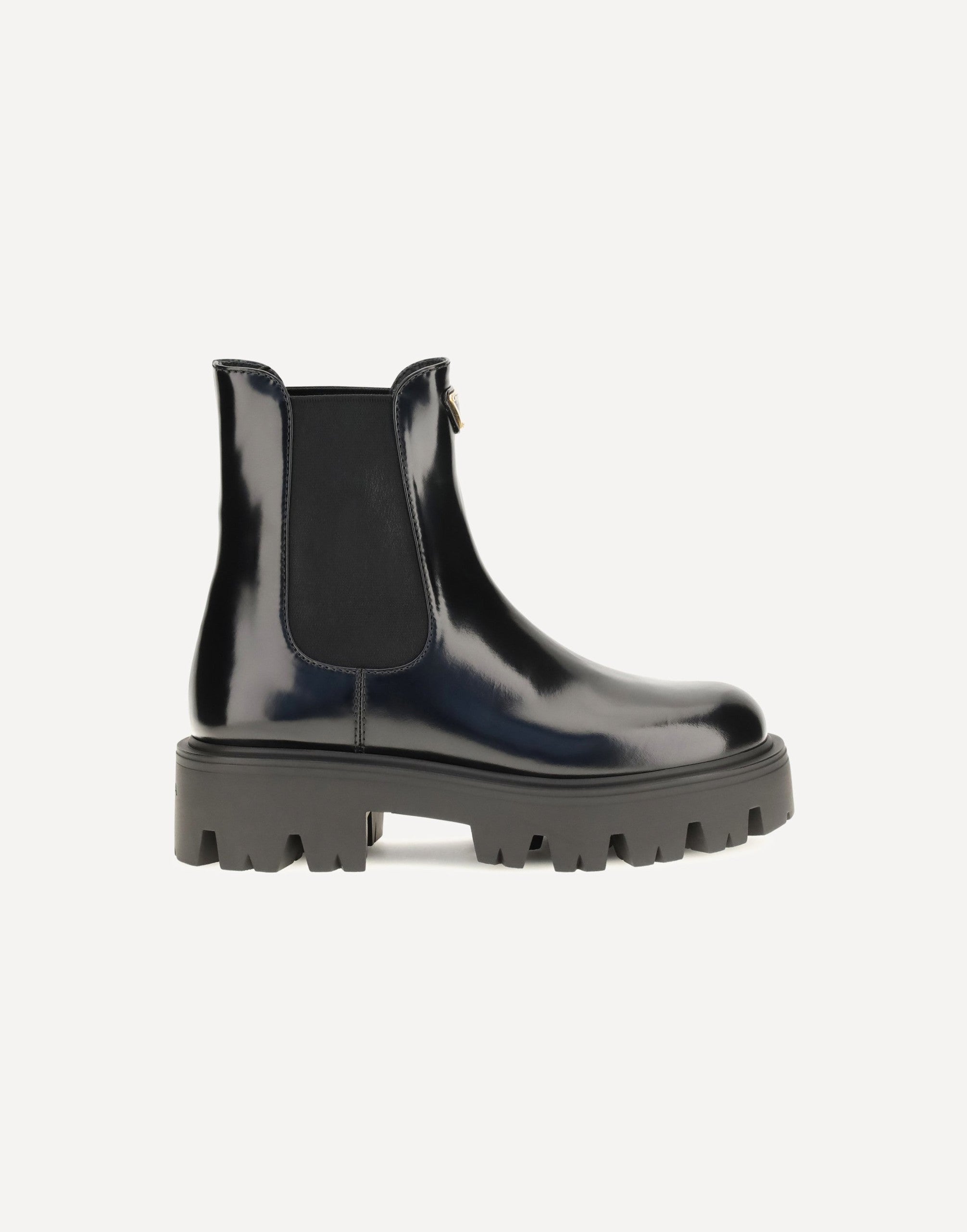 PRADA  ブラッシュドレザーアンクルブーツ Prada ブラッシュドレザー アンクルブーツ | Sendegaro JP