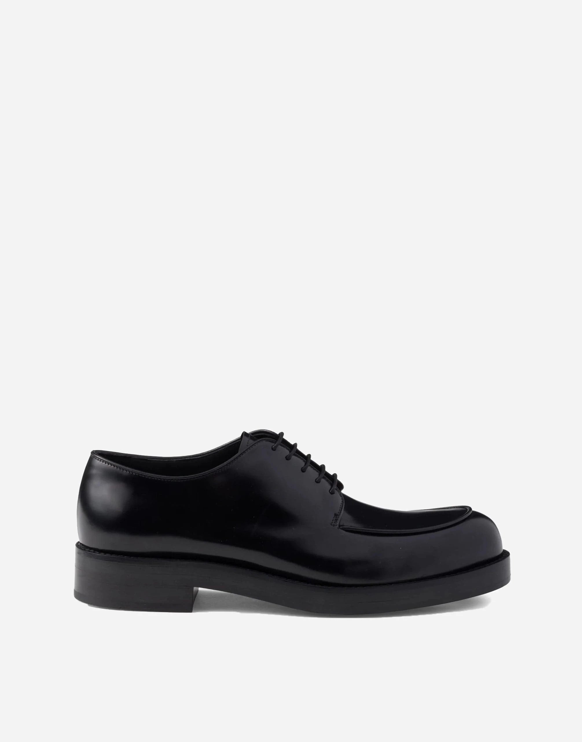 Prada Brushed Leather Derby Shoes