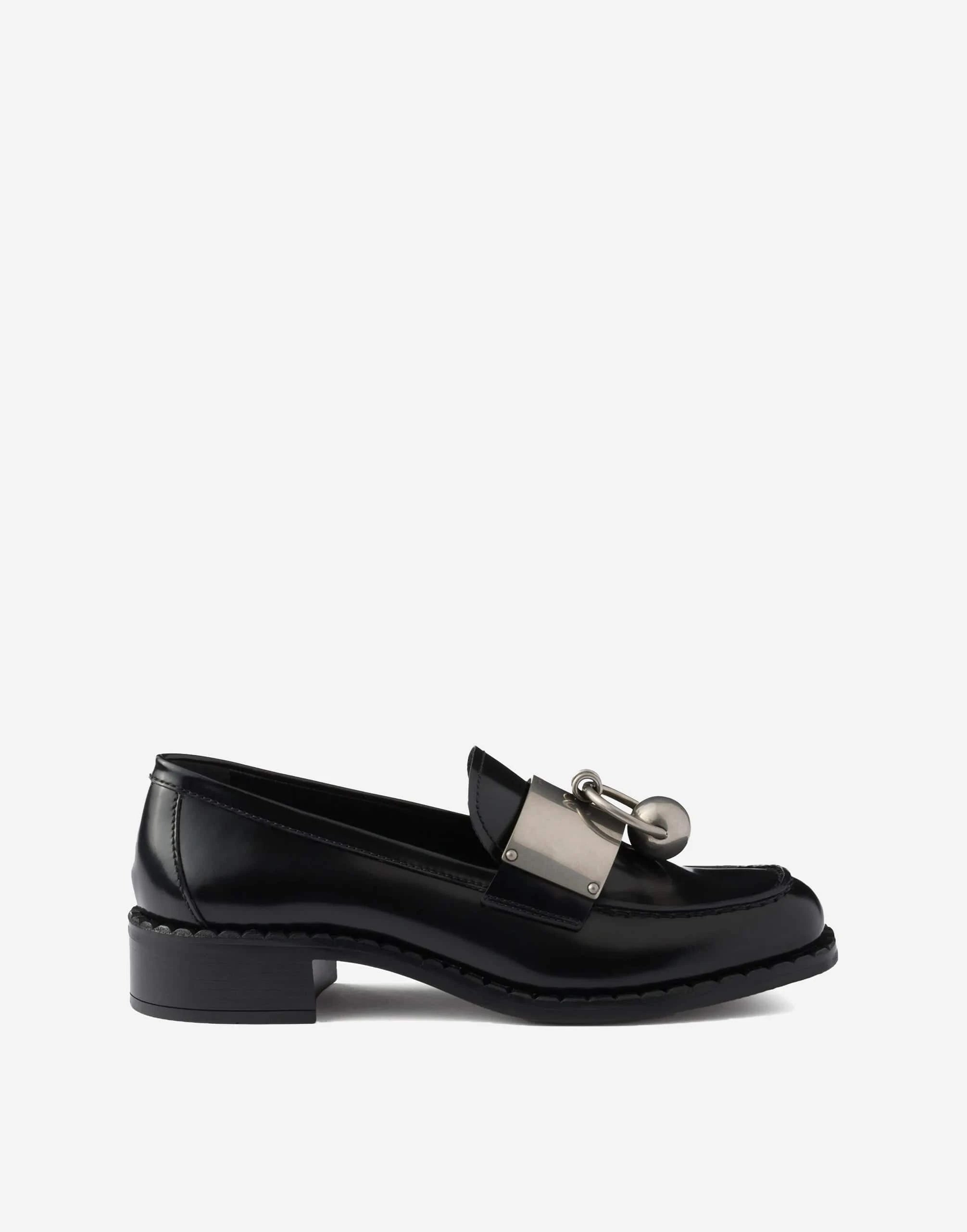 Prada Brushed Leather Loafers