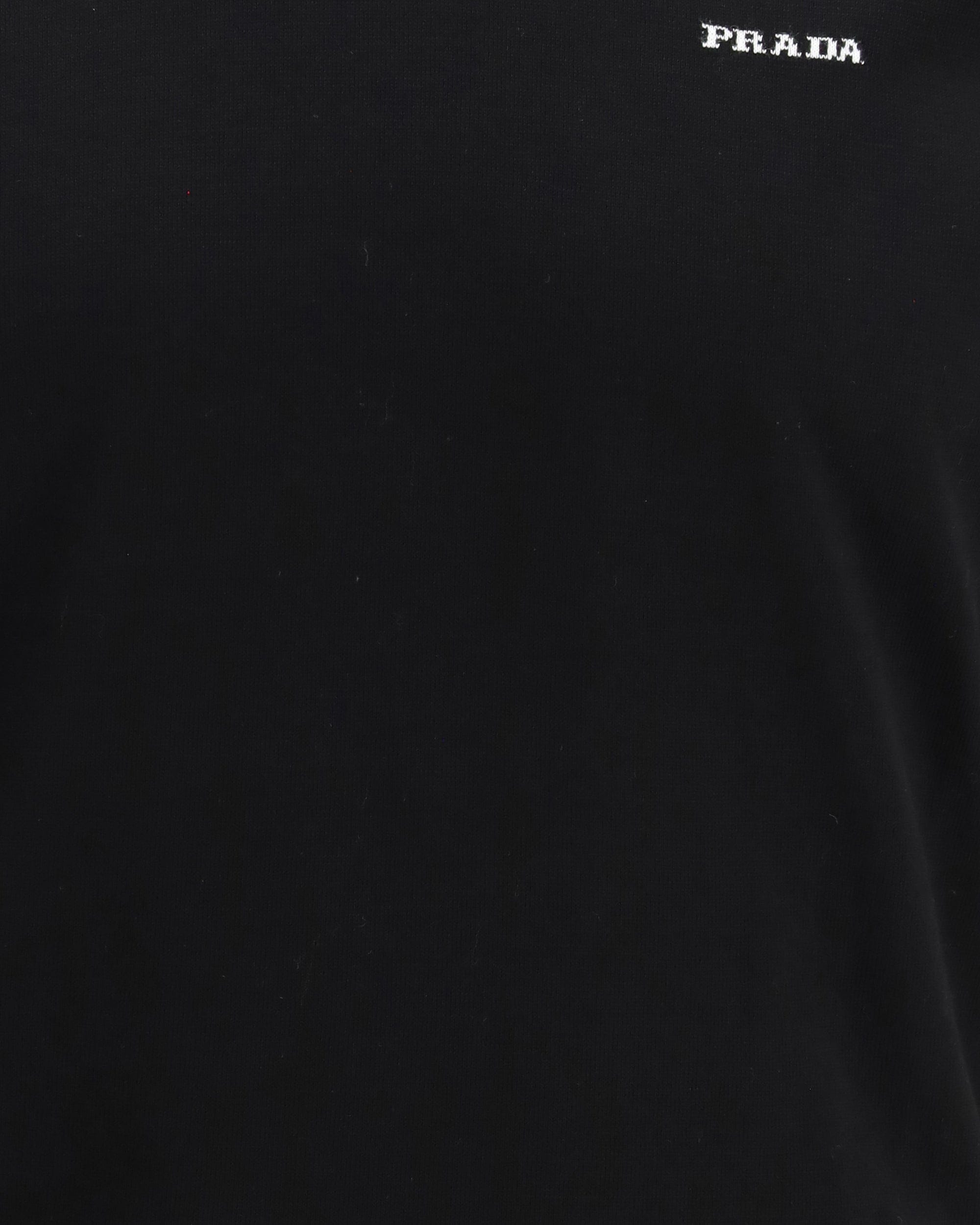 Prada C-Neck Knit In Cotton