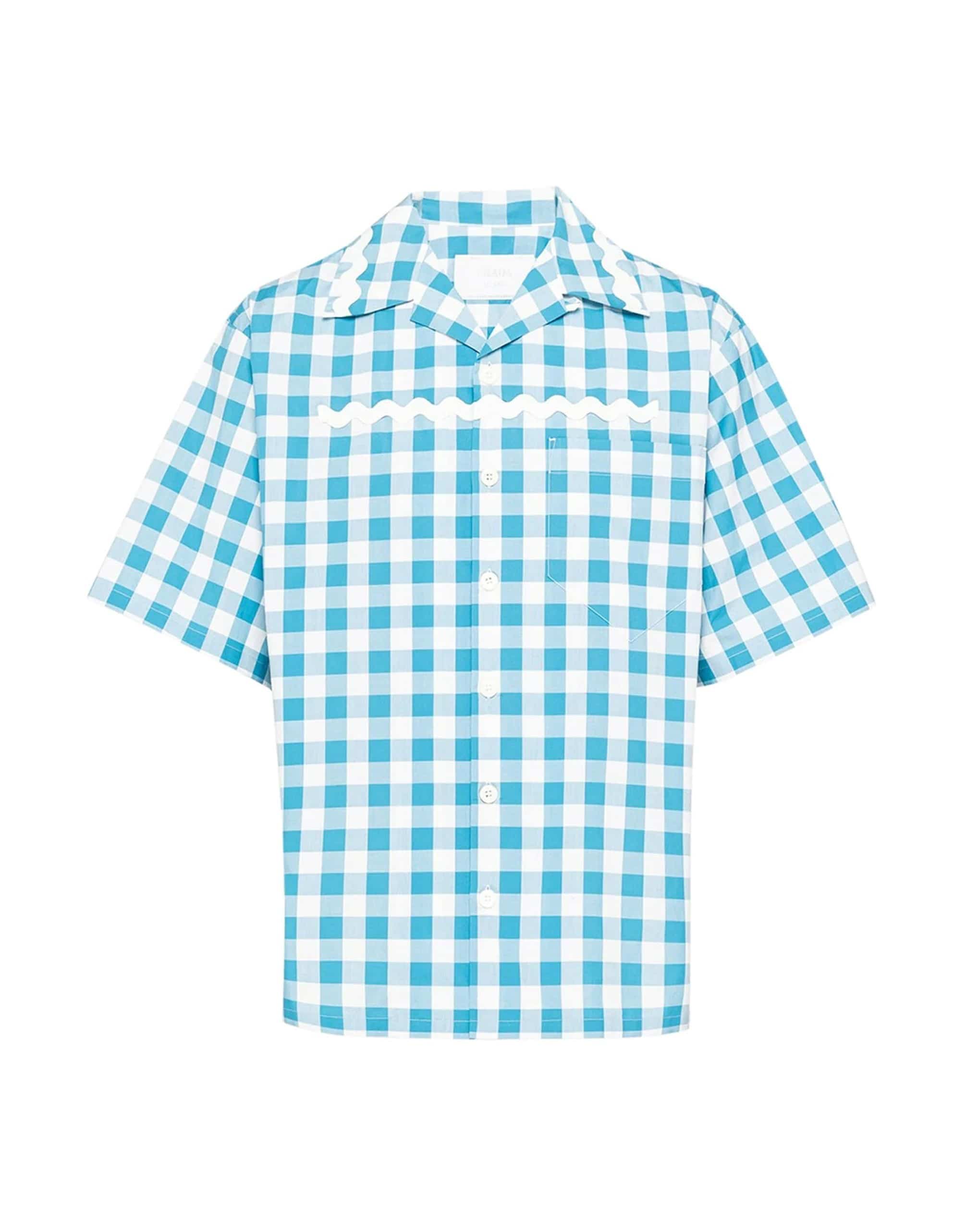 Prada Checked Cotton Shirt