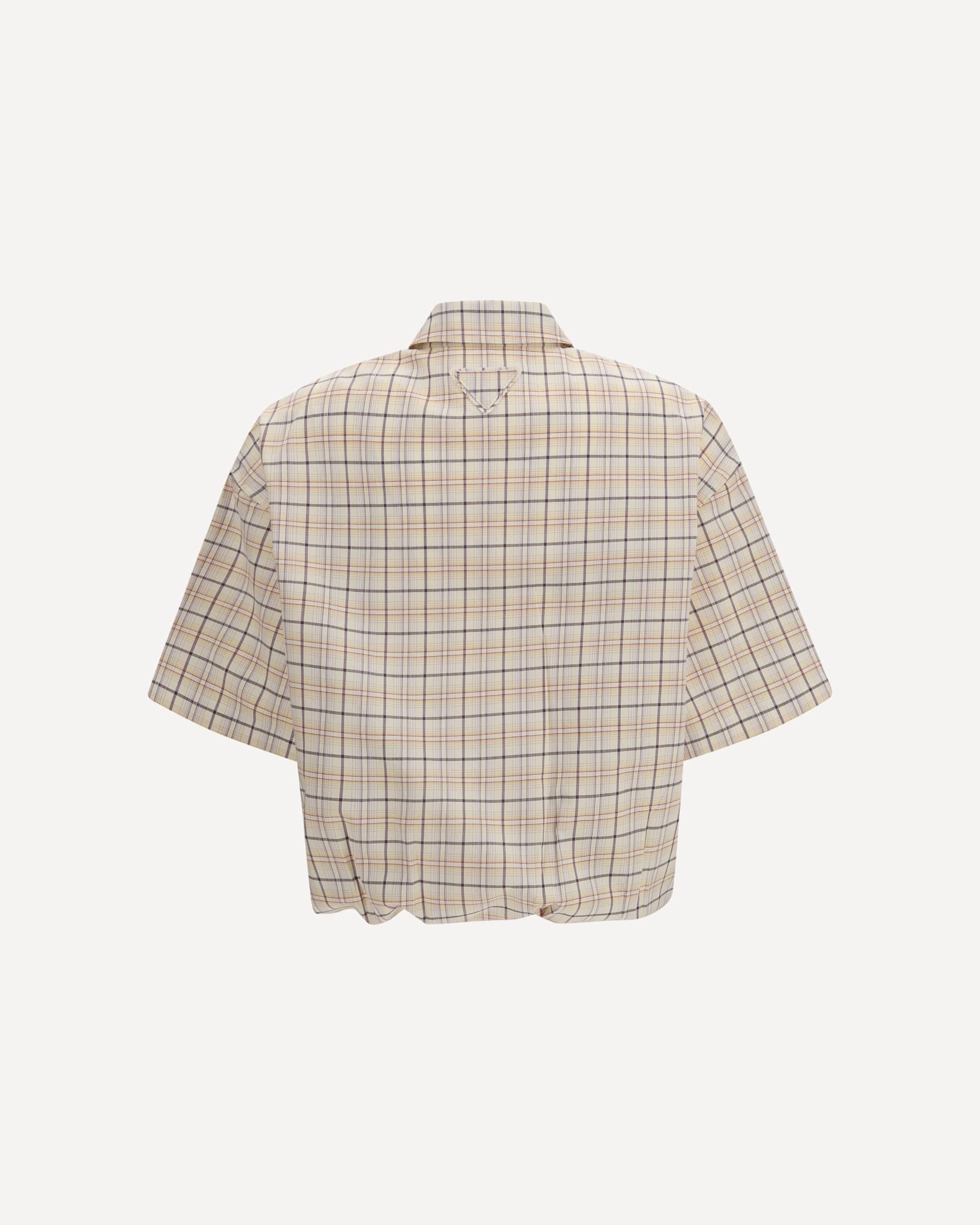 Prada Checked Poplin Shirt
