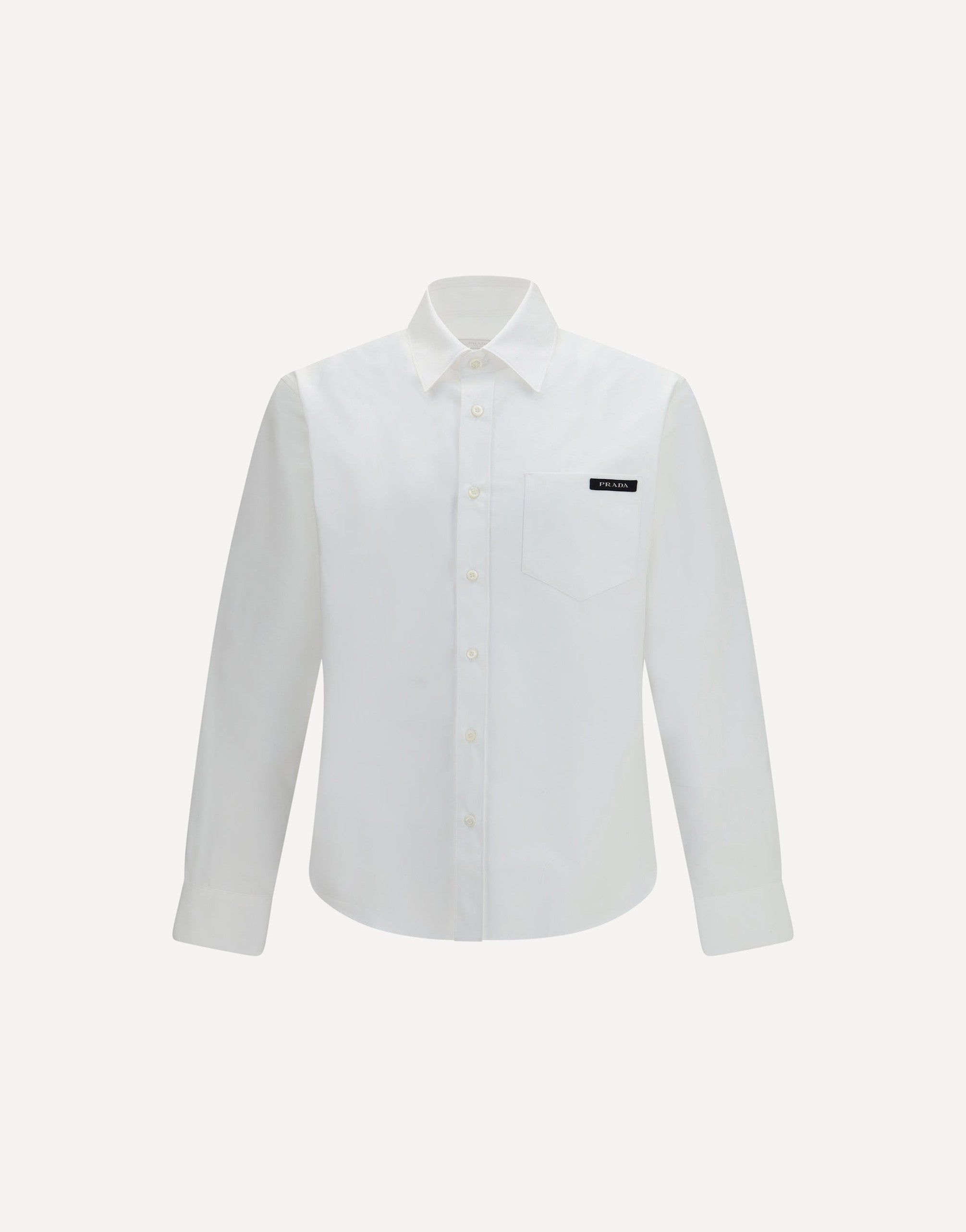 Chemise classique en coton Prada