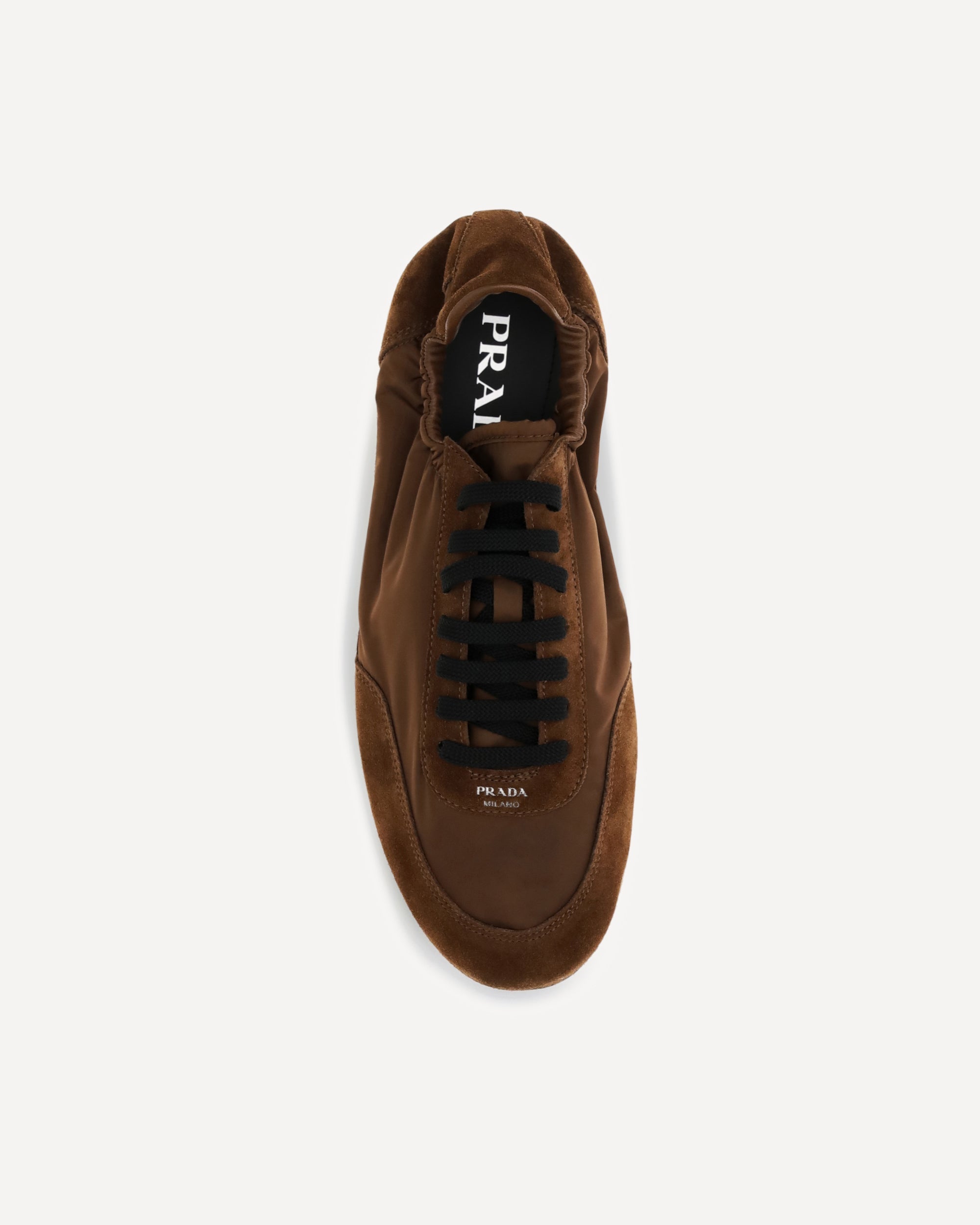 Baskets Collapse en Re-Nylon et daim Prada