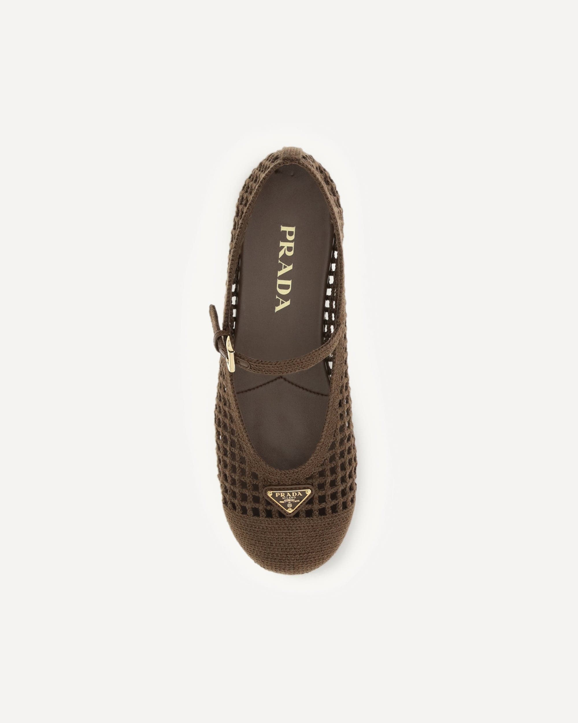 Prada Crochet Ballerinas