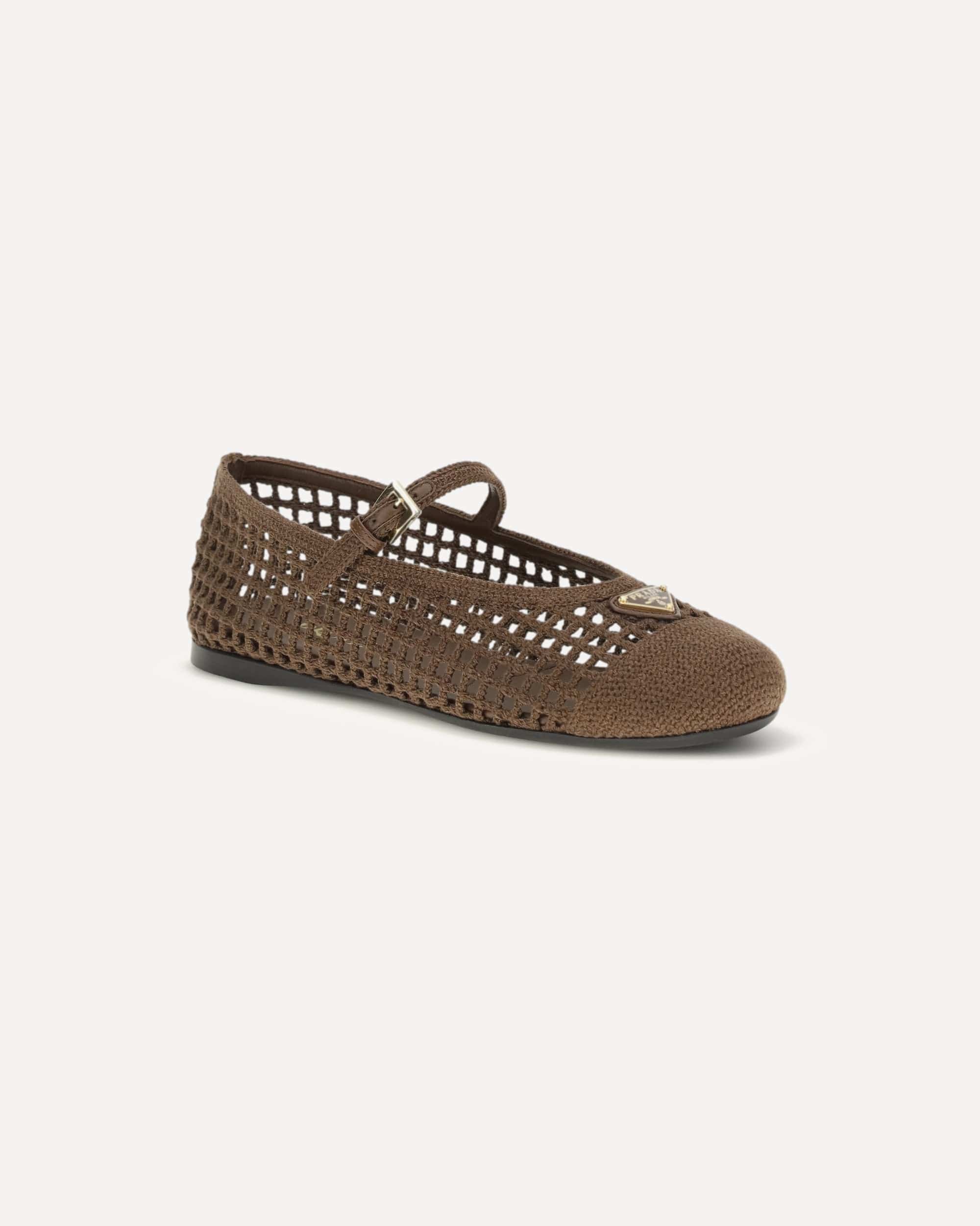 Prada Crochet Ballerinas - alternate view