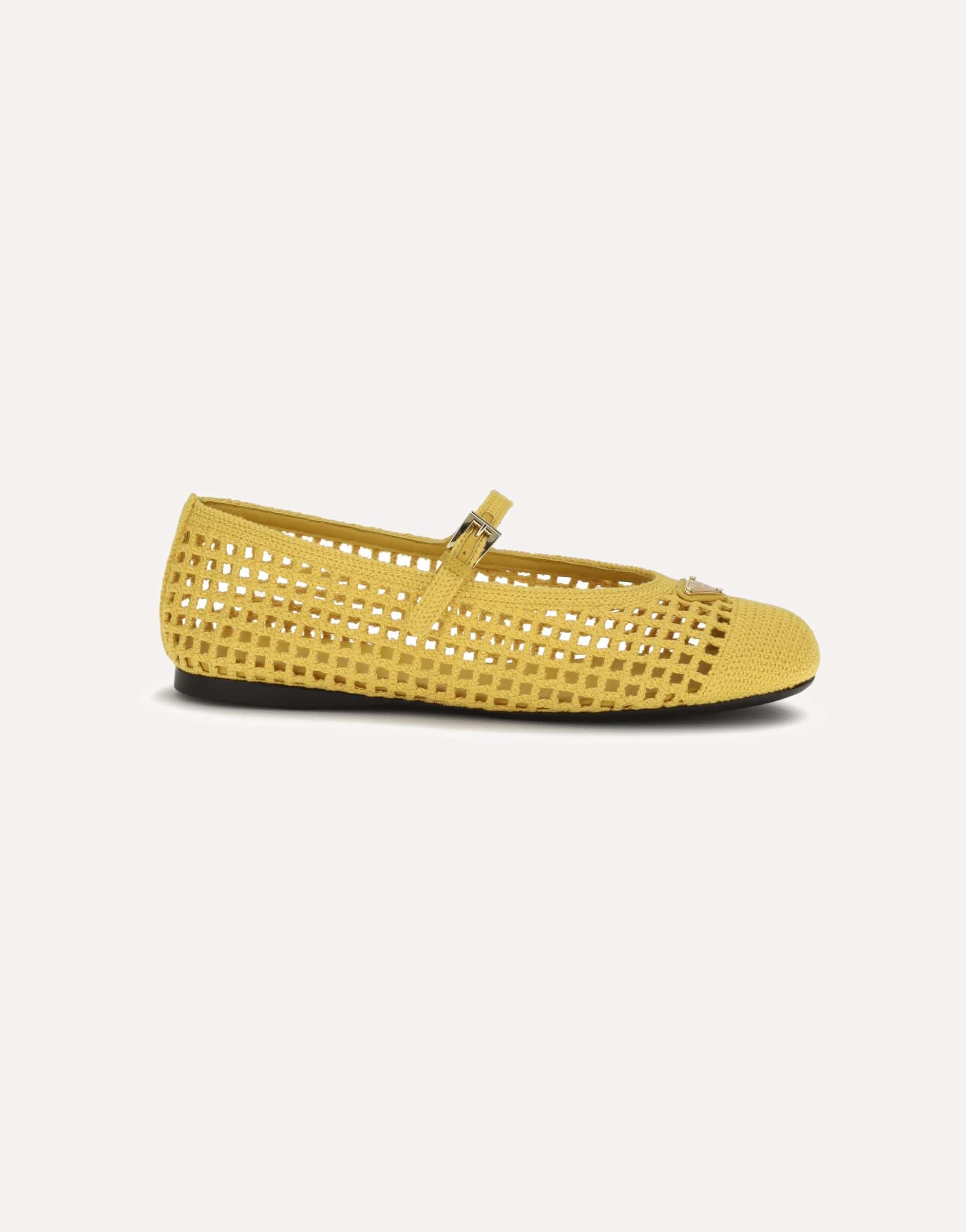 Prada Crochet Ballerinas | Sendegaro FR