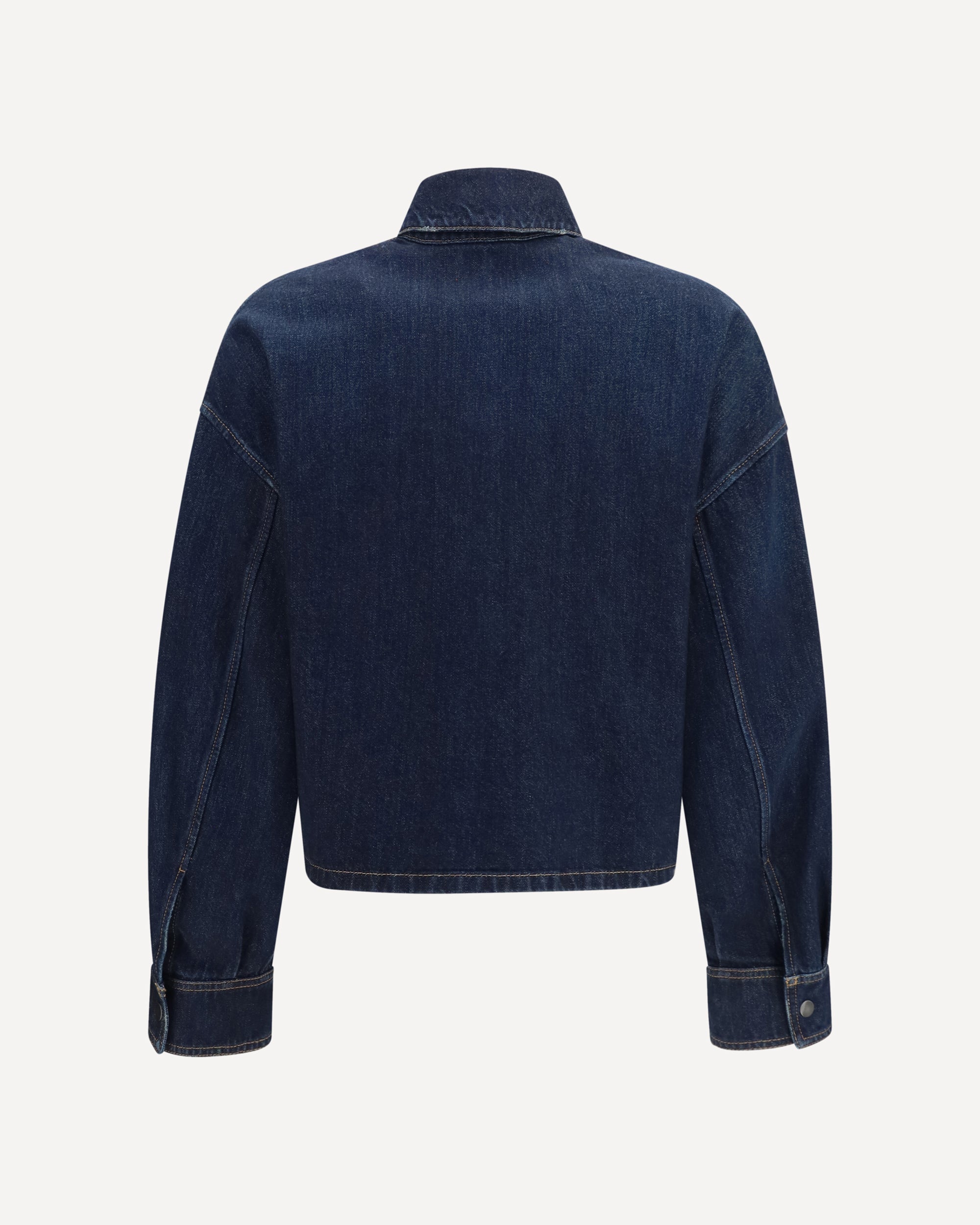 Prada Denim Shirt With Logo