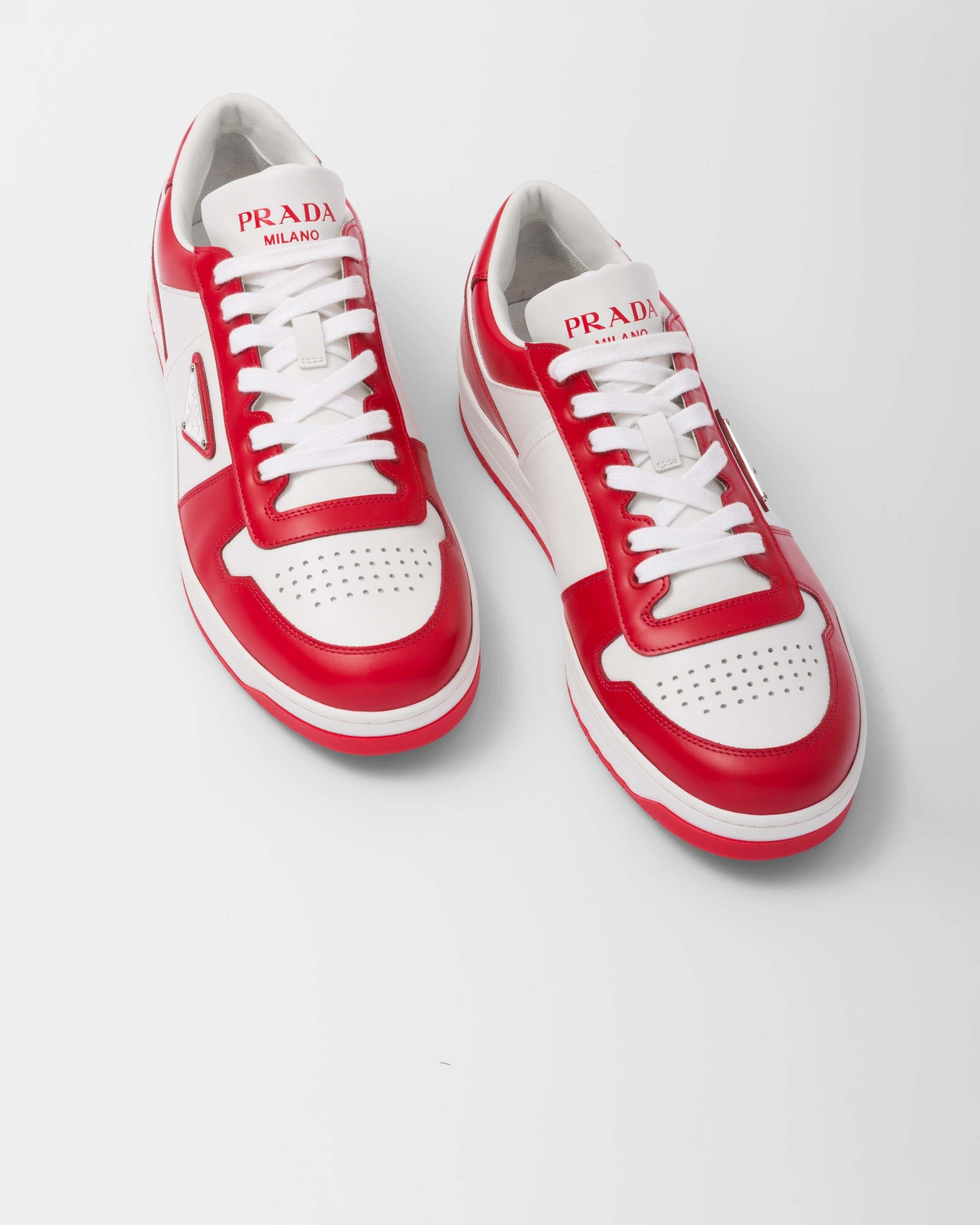 Prada Downtown Leather Sneakers