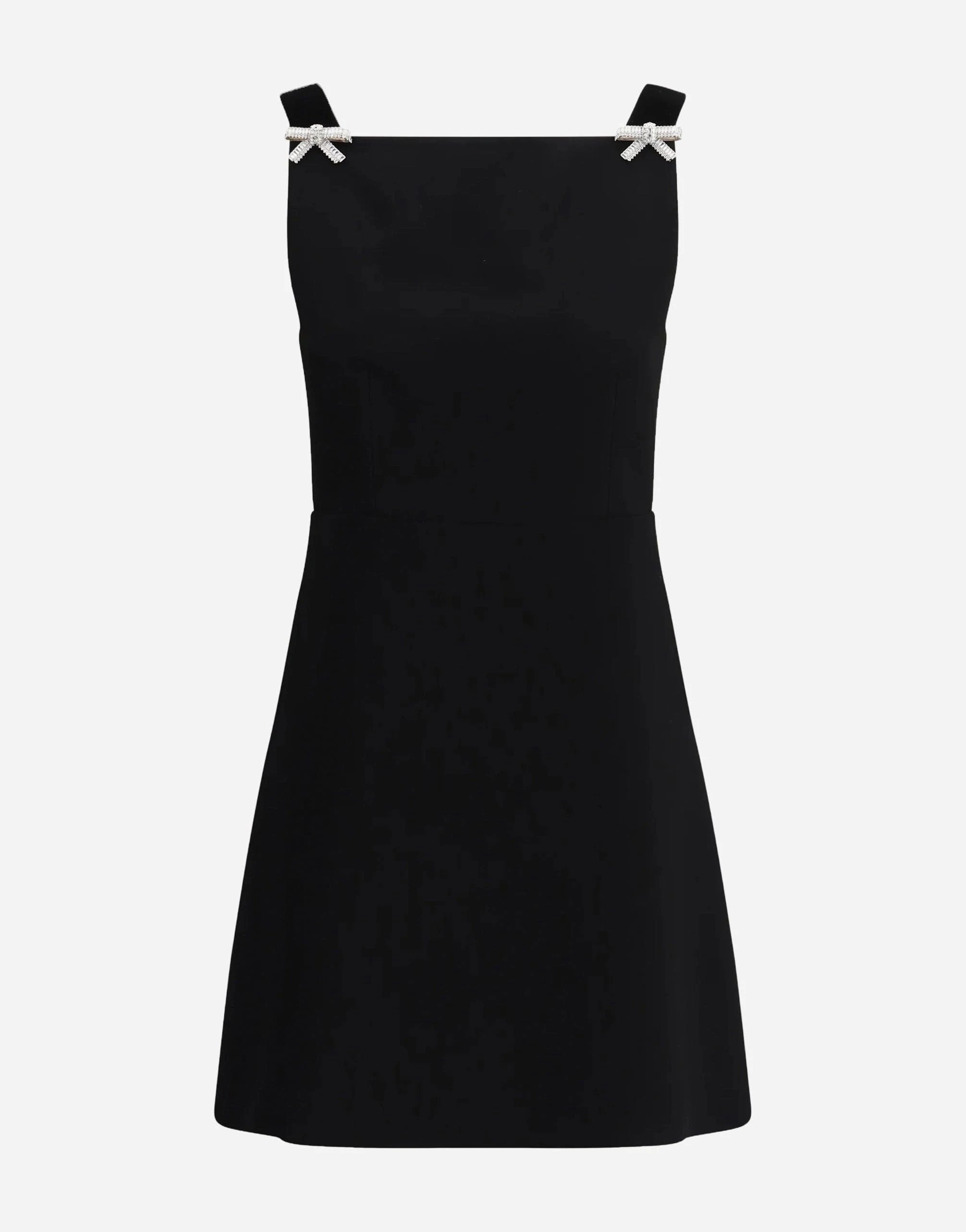 Prada Embroidered Cady Mini Dress