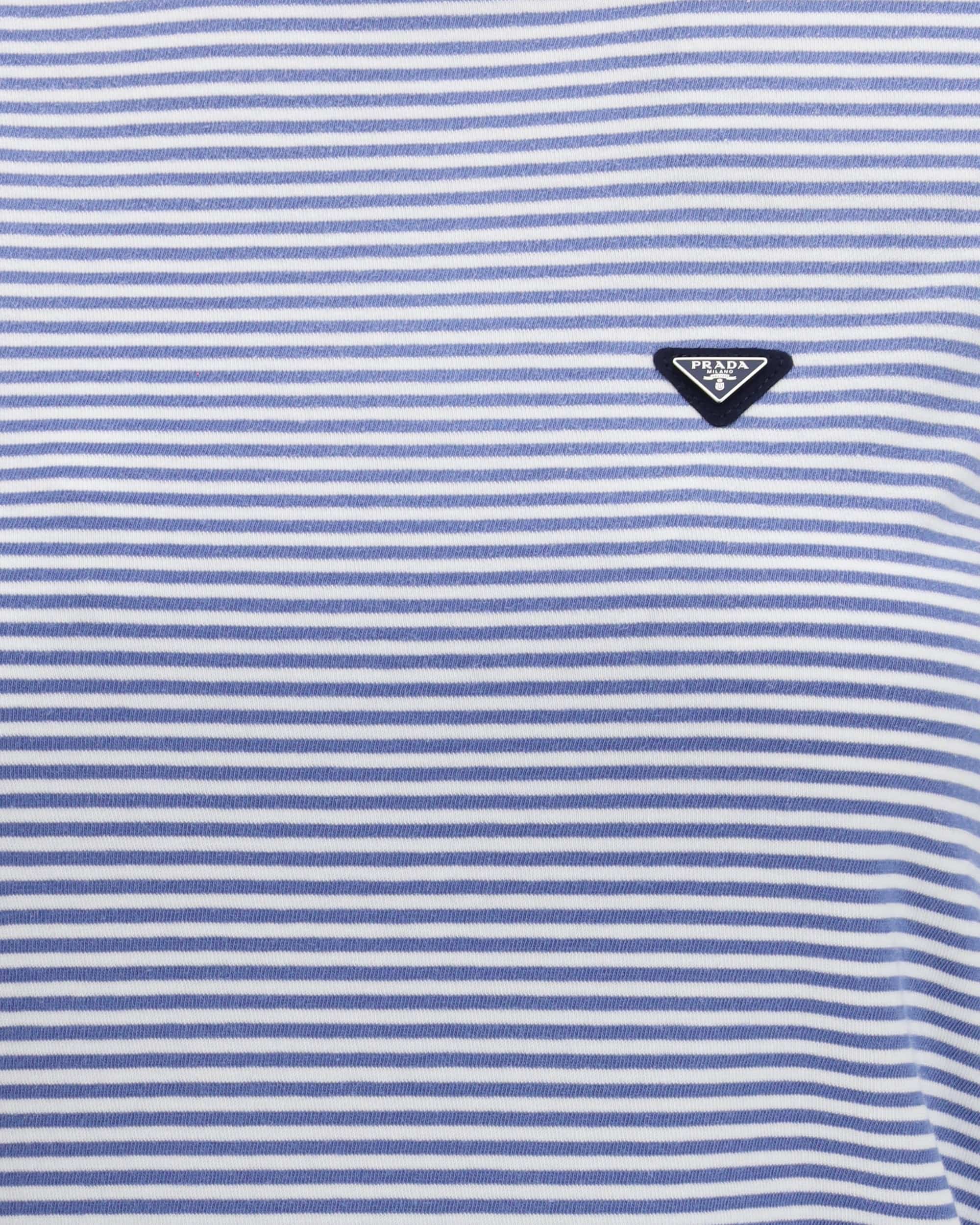Prada Embroidered Cotton T-Shirt
