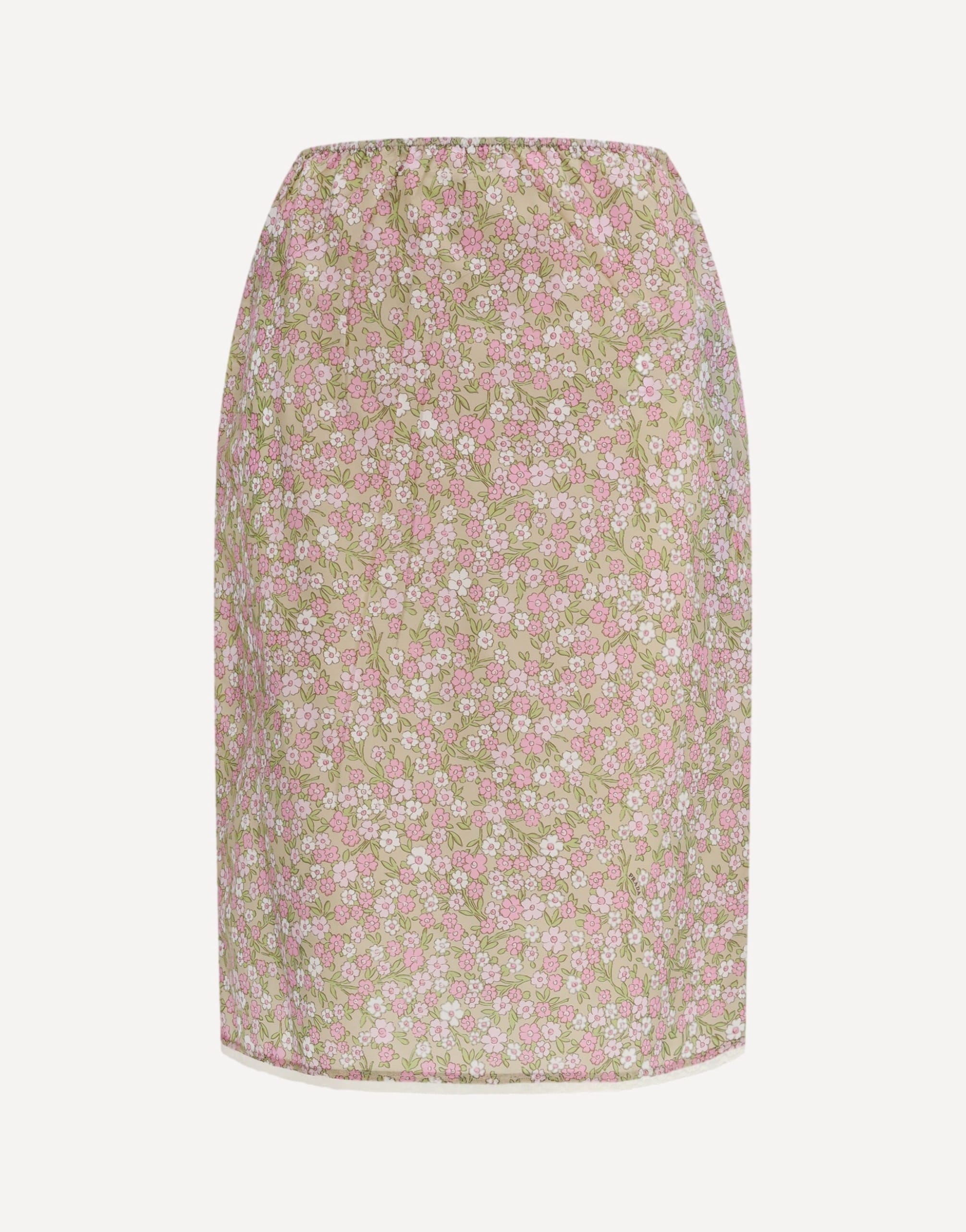 Prada Floral Midi Skirt