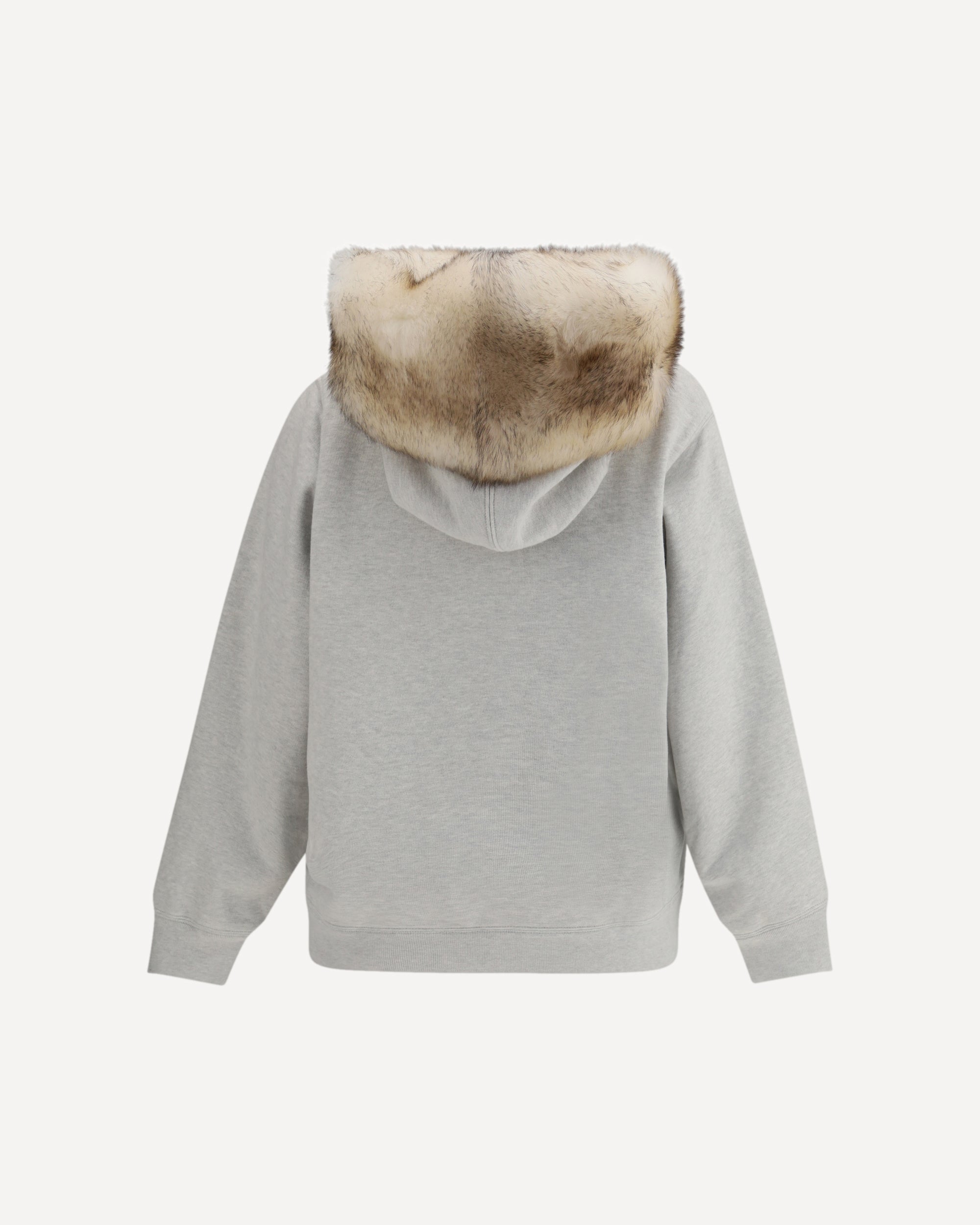 Prada Hooded Sweatshirt With Shearling Lining - alternate view