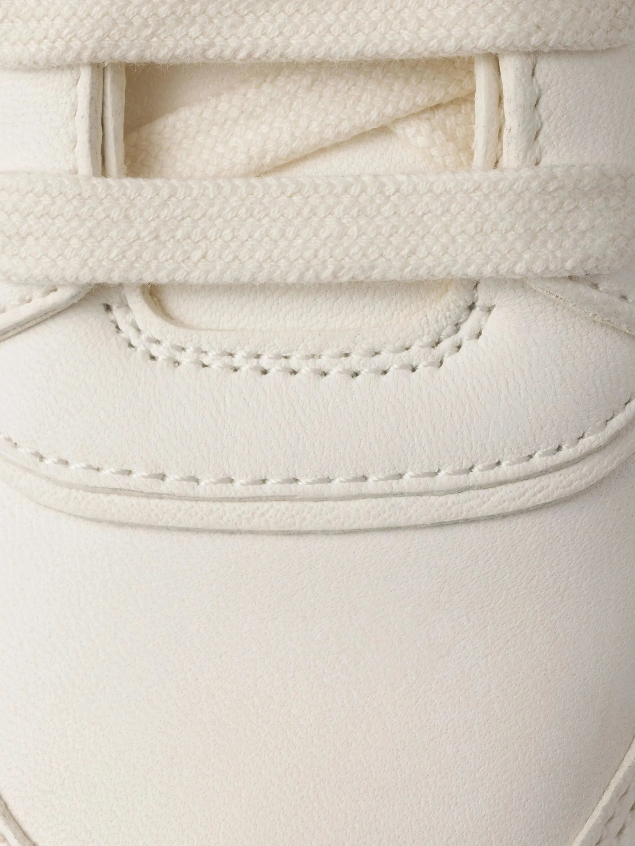 Prada Ivory Leather Sneakers
