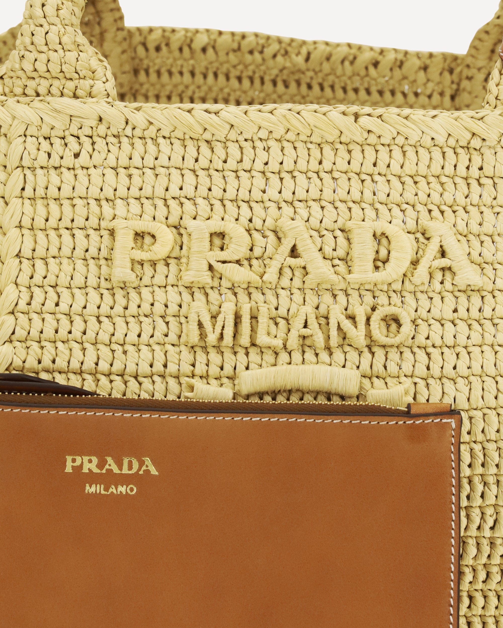Prada Large Crochet Tote Bag