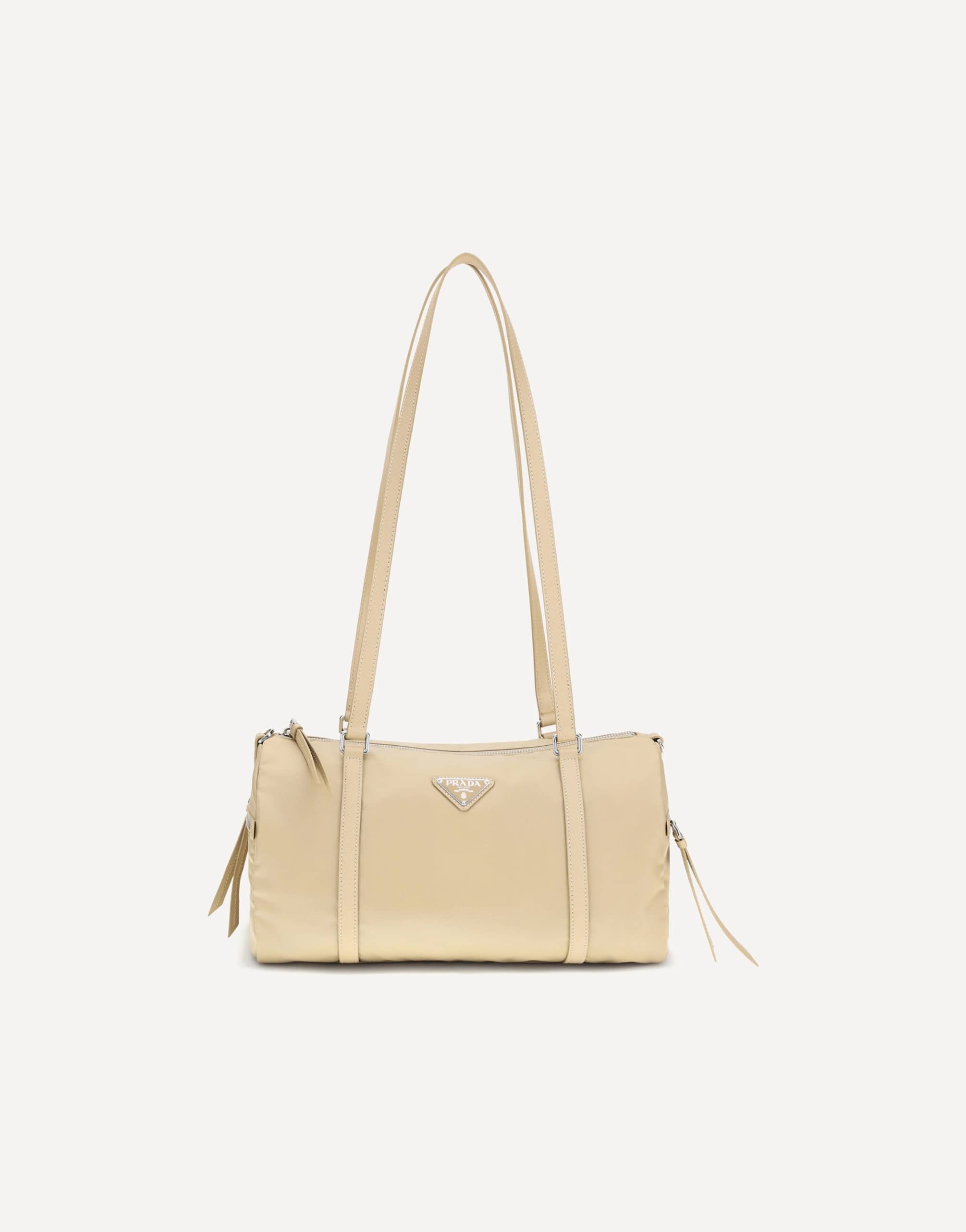 Prada Bolsa de Ombro Grande em Re-Nylon e Saffiano | Sendegaro BR